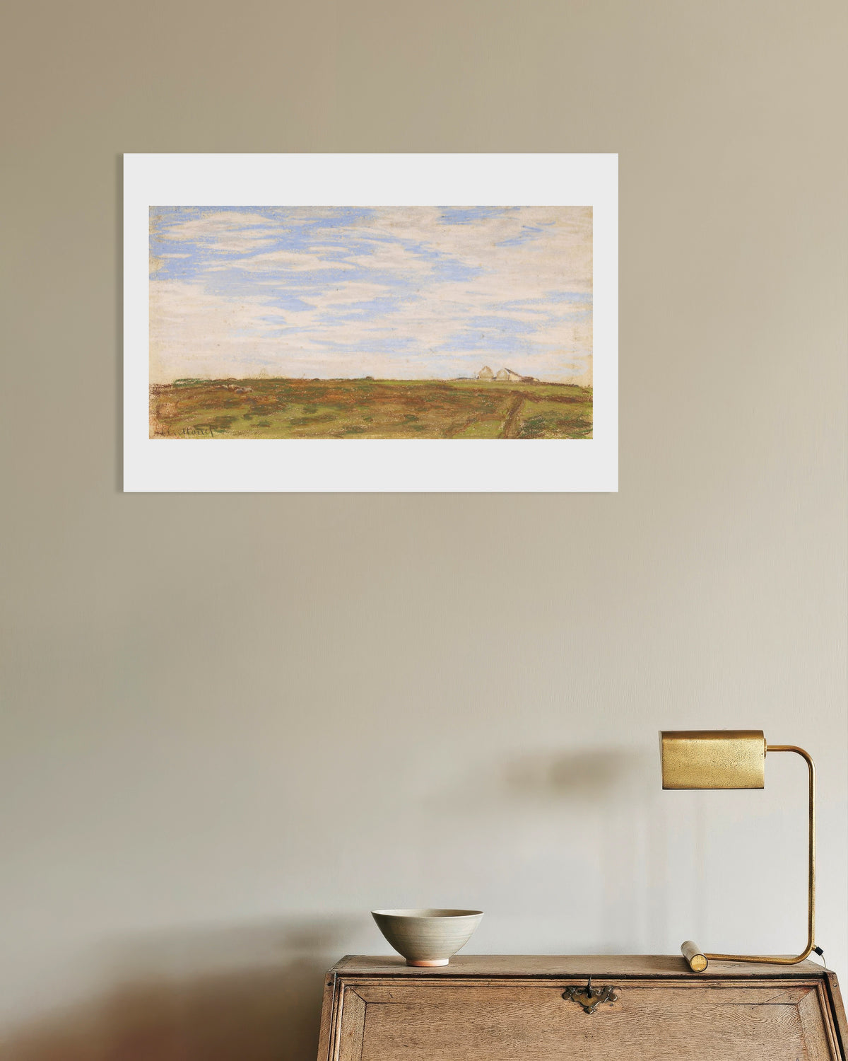 Poster Paisagem (1864–1866), de Claude Monet