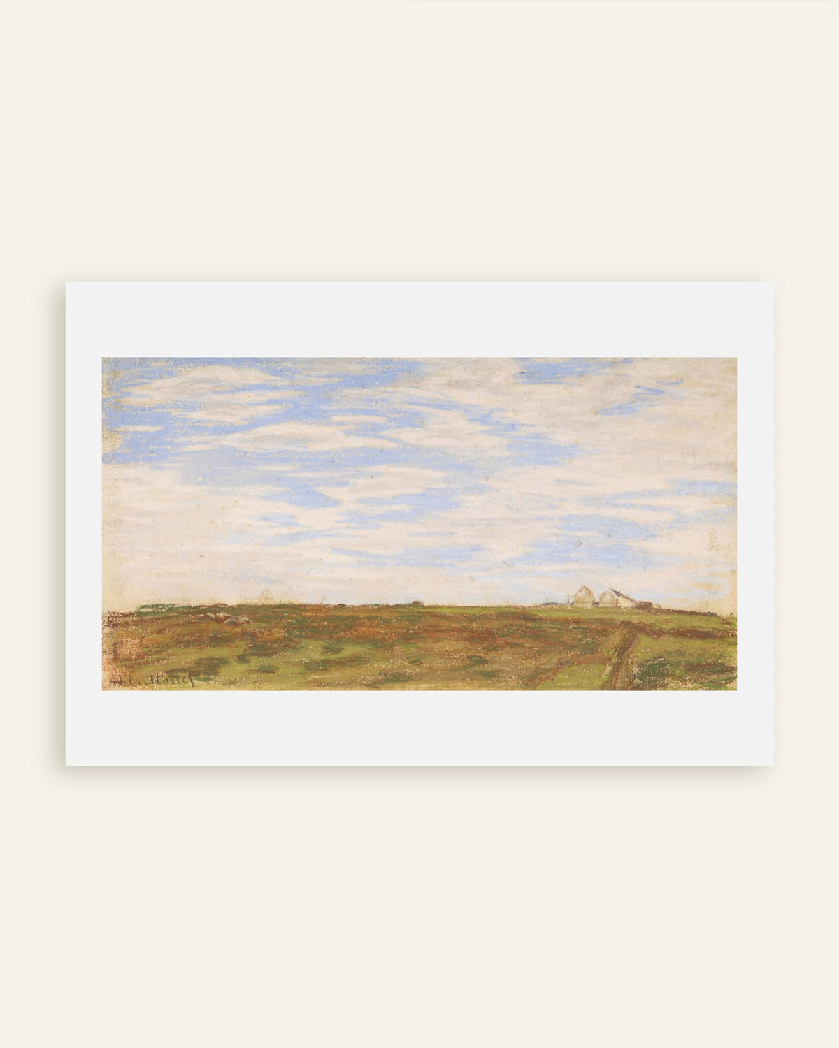 Poster Paisagem (1864–1866), de Claude Monet, miniatura