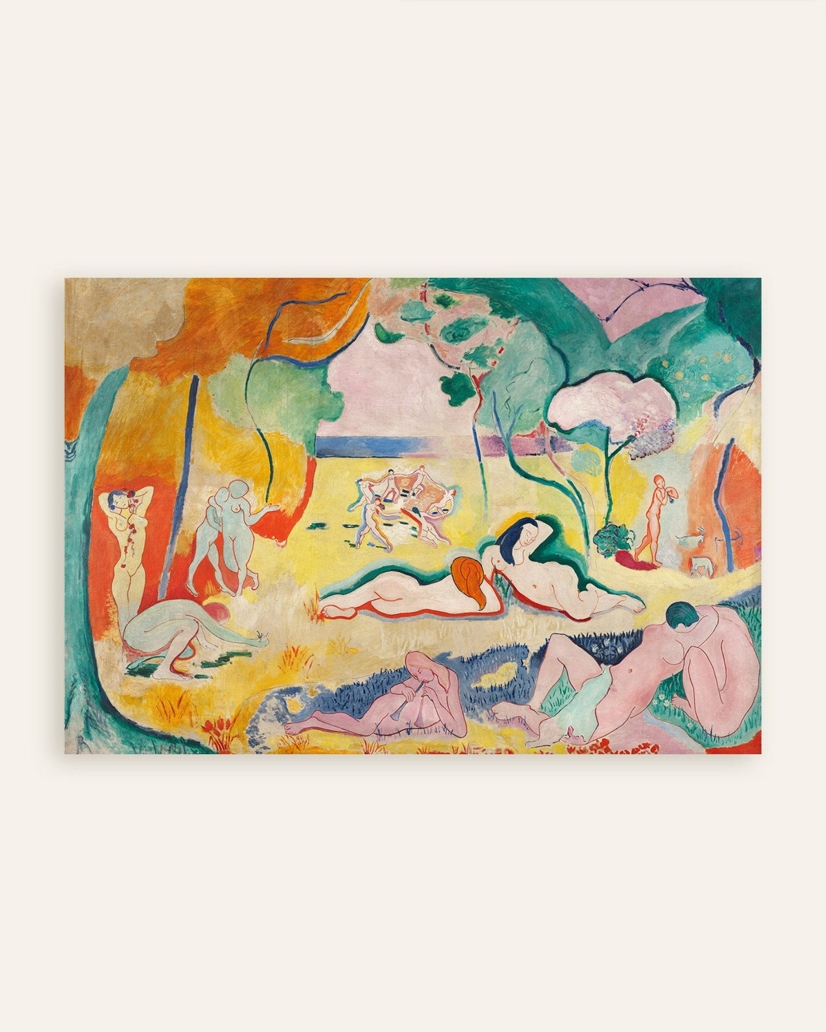 Poster de Le bonheur de vivre (A Alegria de Viver) (1905), de Henri Matisse, miniatura