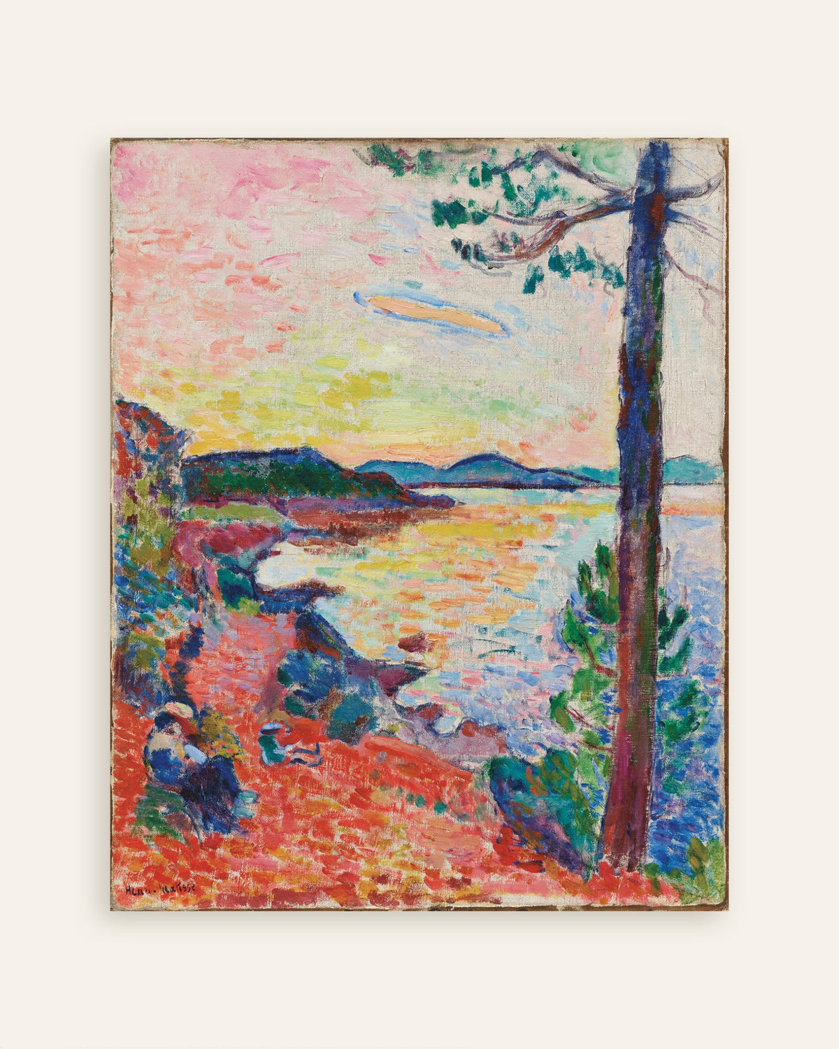 Poster de Le Goûter, O Golfo de Saint-Tropez (1904), de Henri Matisse, miniatura