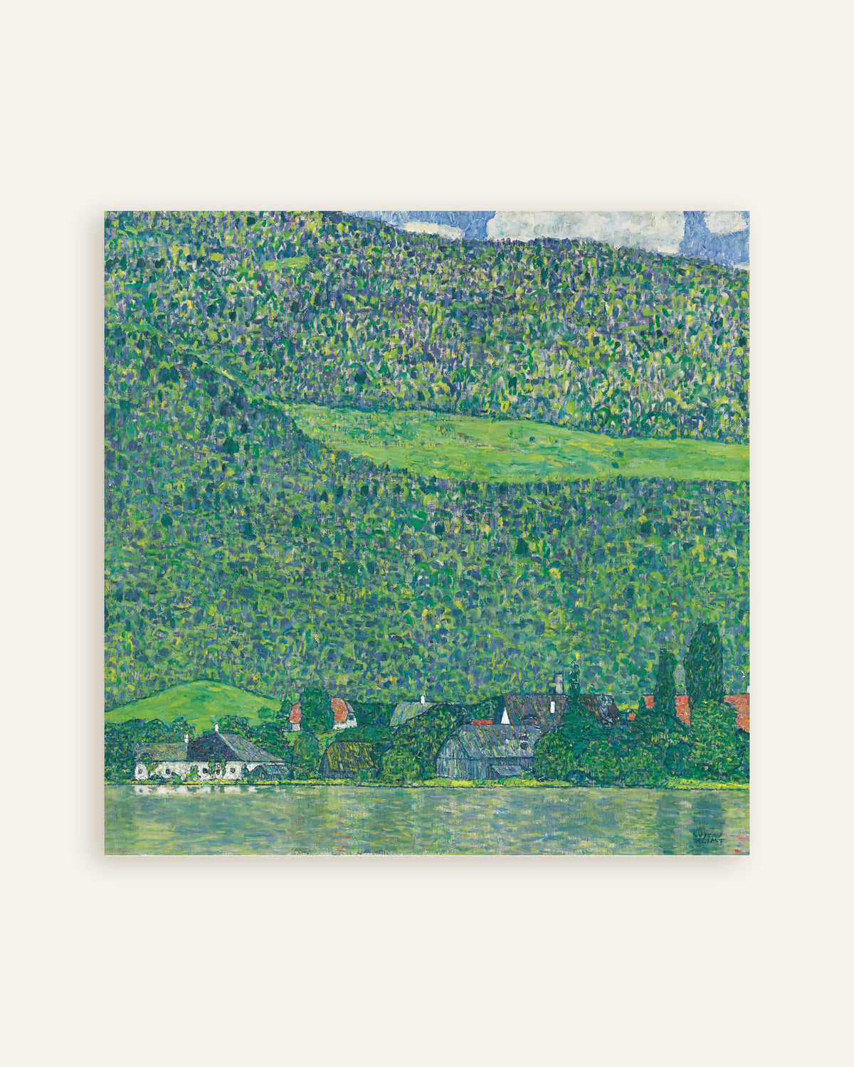 Poster Litzlberg no Attersee (1914–1915), de Gustav Klimt, em miniatura