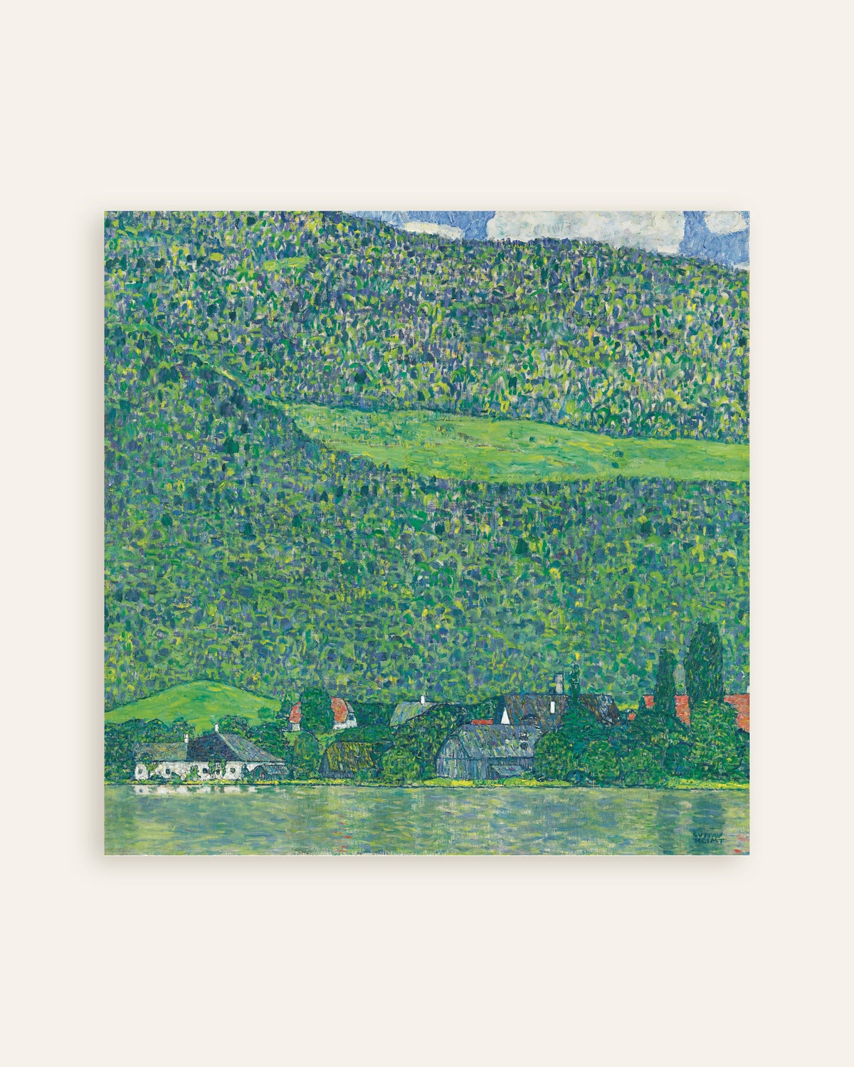 Poster Litzlberg no Attersee (1914–1915), de Gustav Klimt, em miniatura