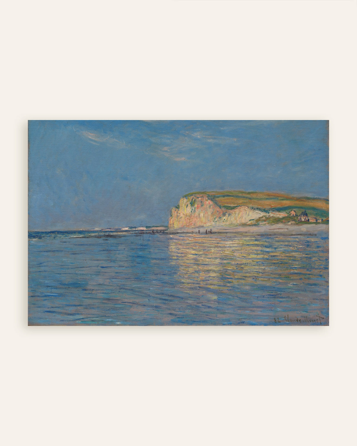 Poster Maré Baixa em Pourville, perto de Dieppe (1882), de Claude Monet, miniatura