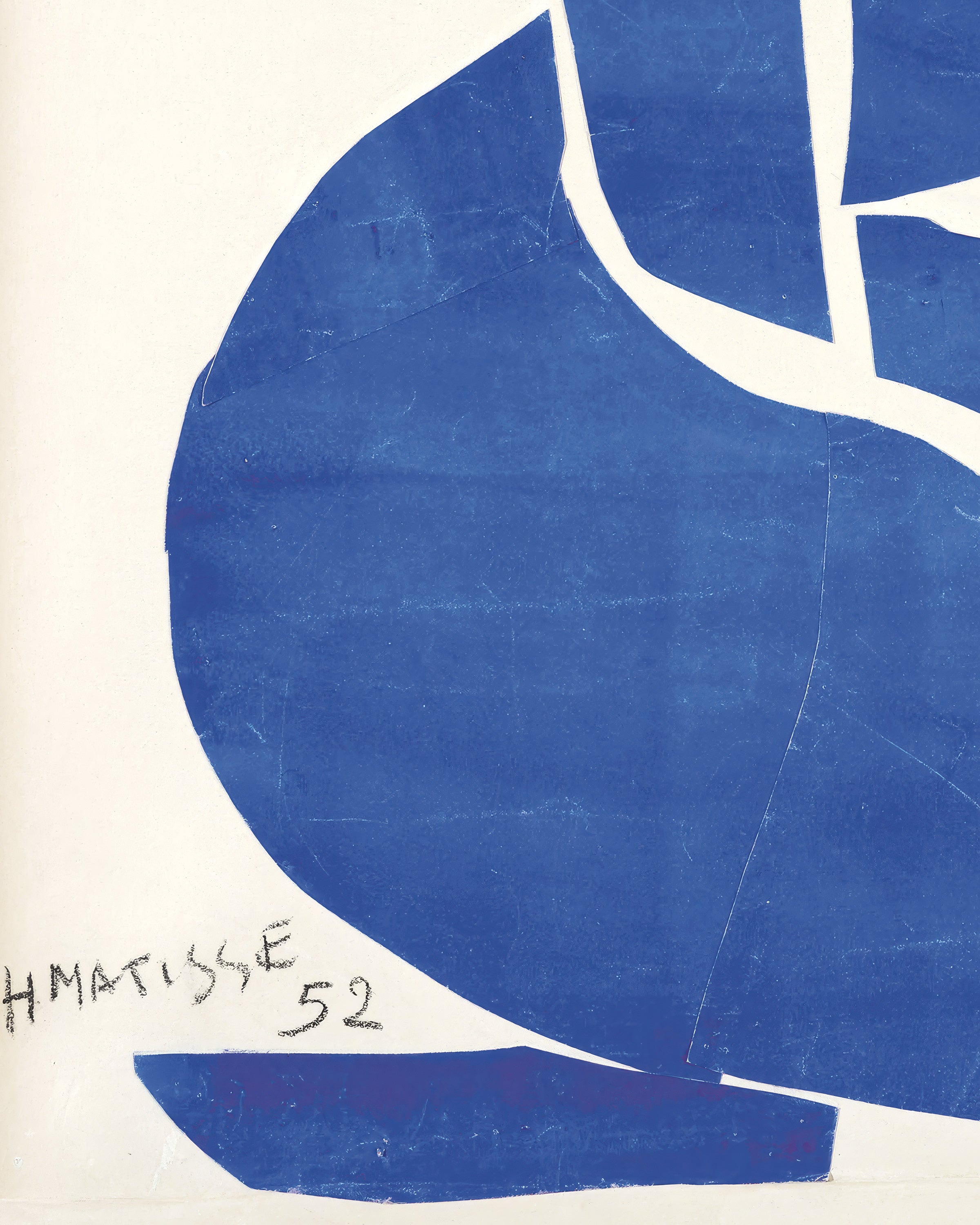 Nu Azul II (1952) de Henri Matisse - Pôster