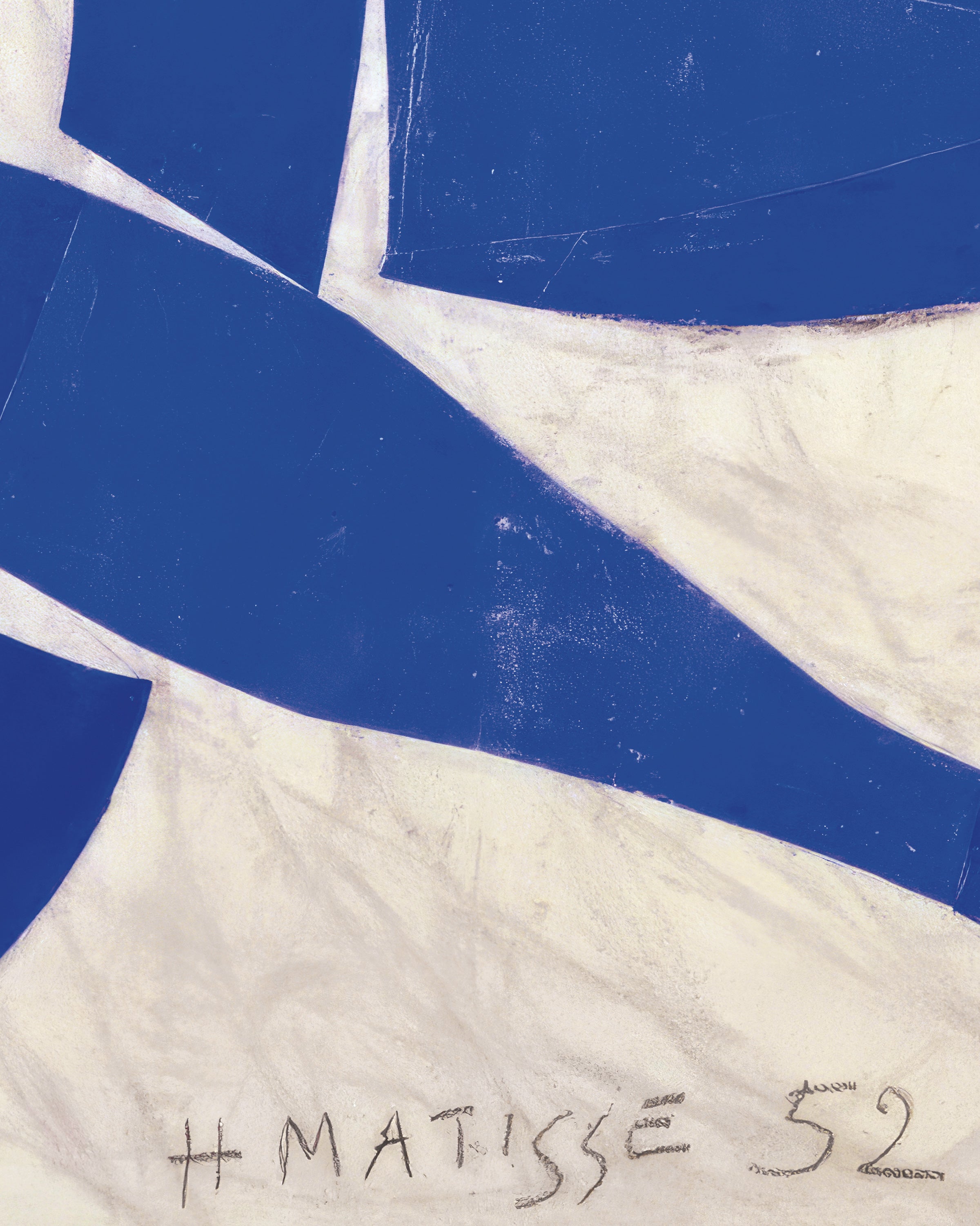 Conjunto de impressões de arte Matisse nu azul, I a IV