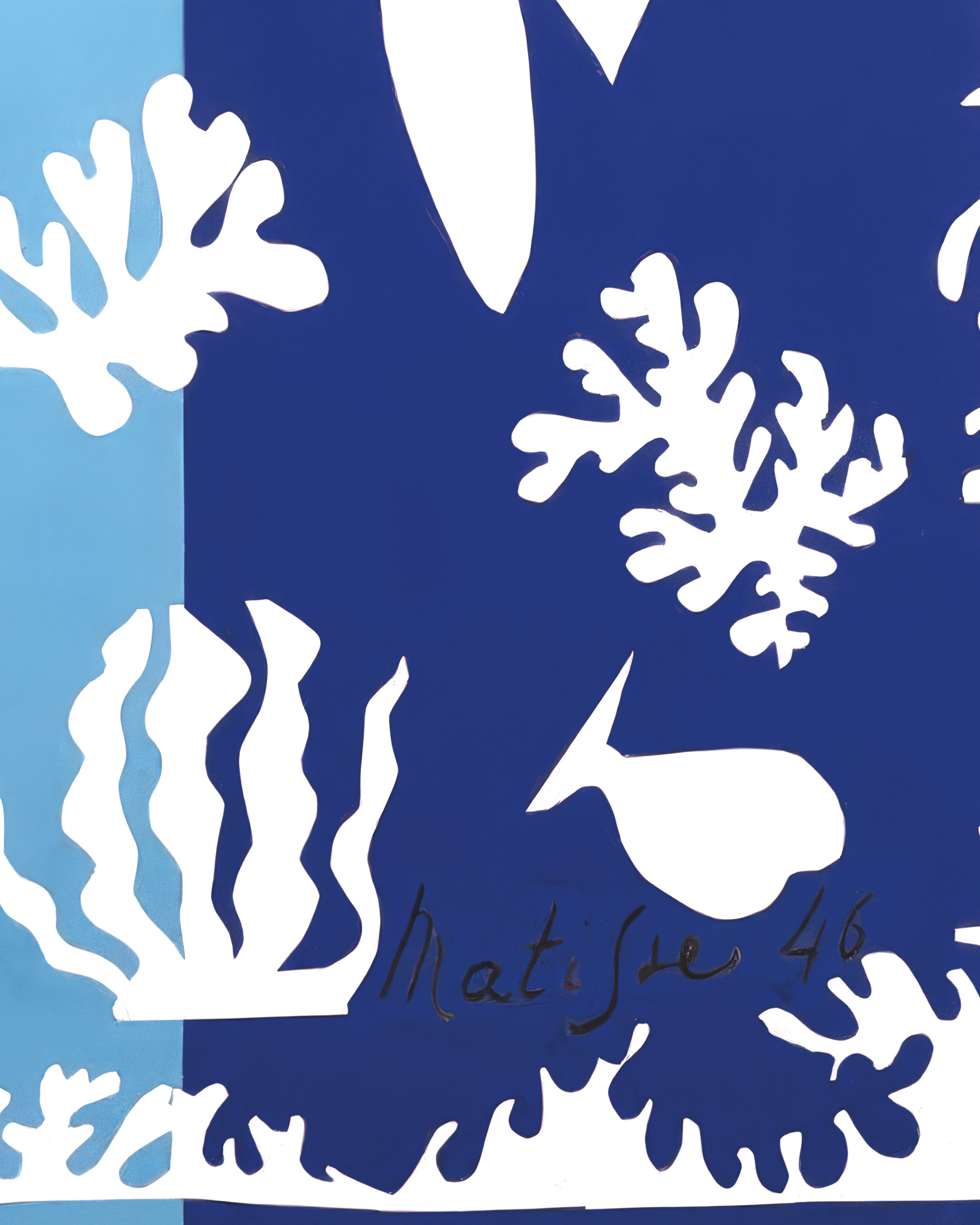 Polinésia, o mar (1946) de Henri Matisse - Pôster