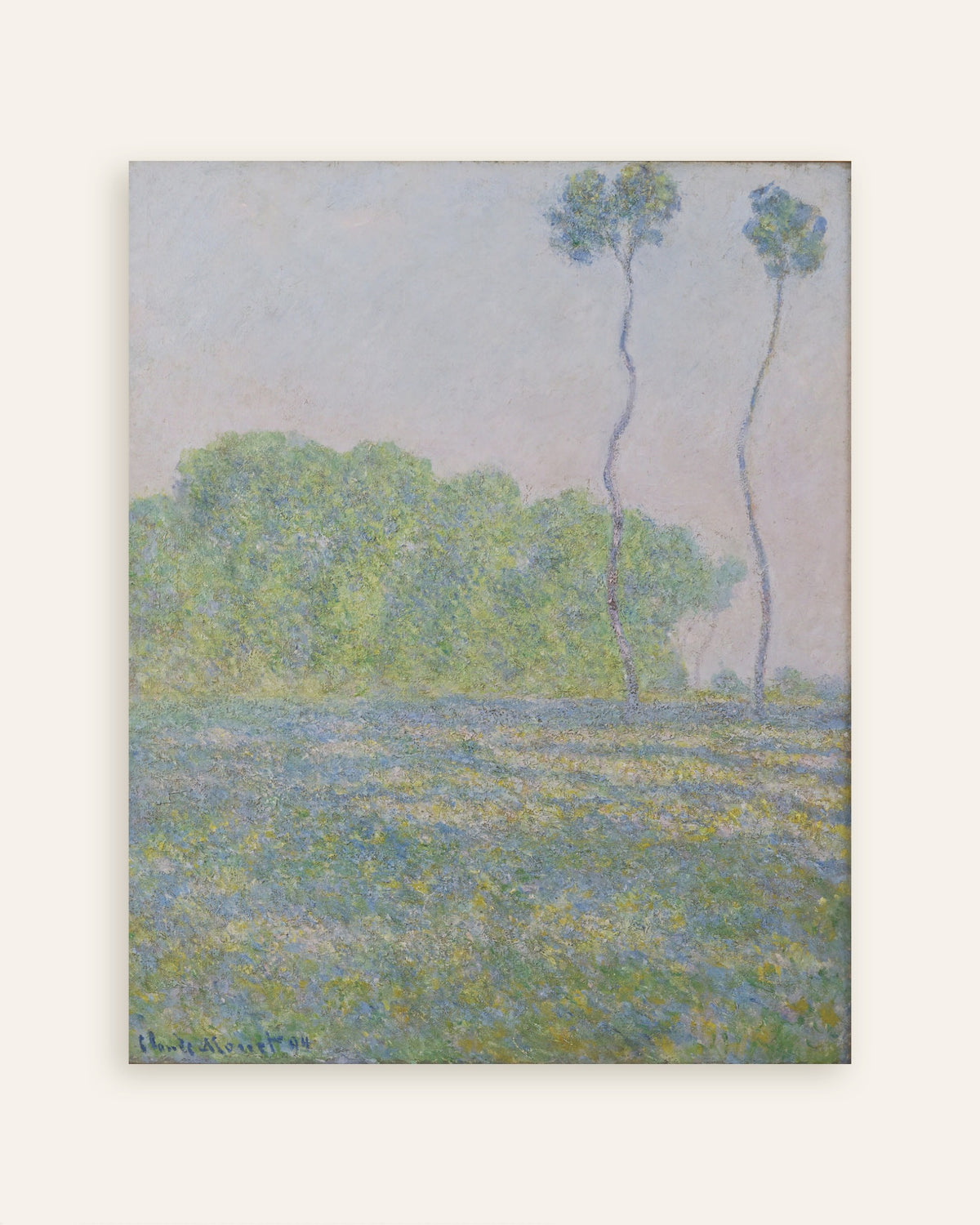 Poster Prado em Giverny (1894), de Claude Monet, miniatura