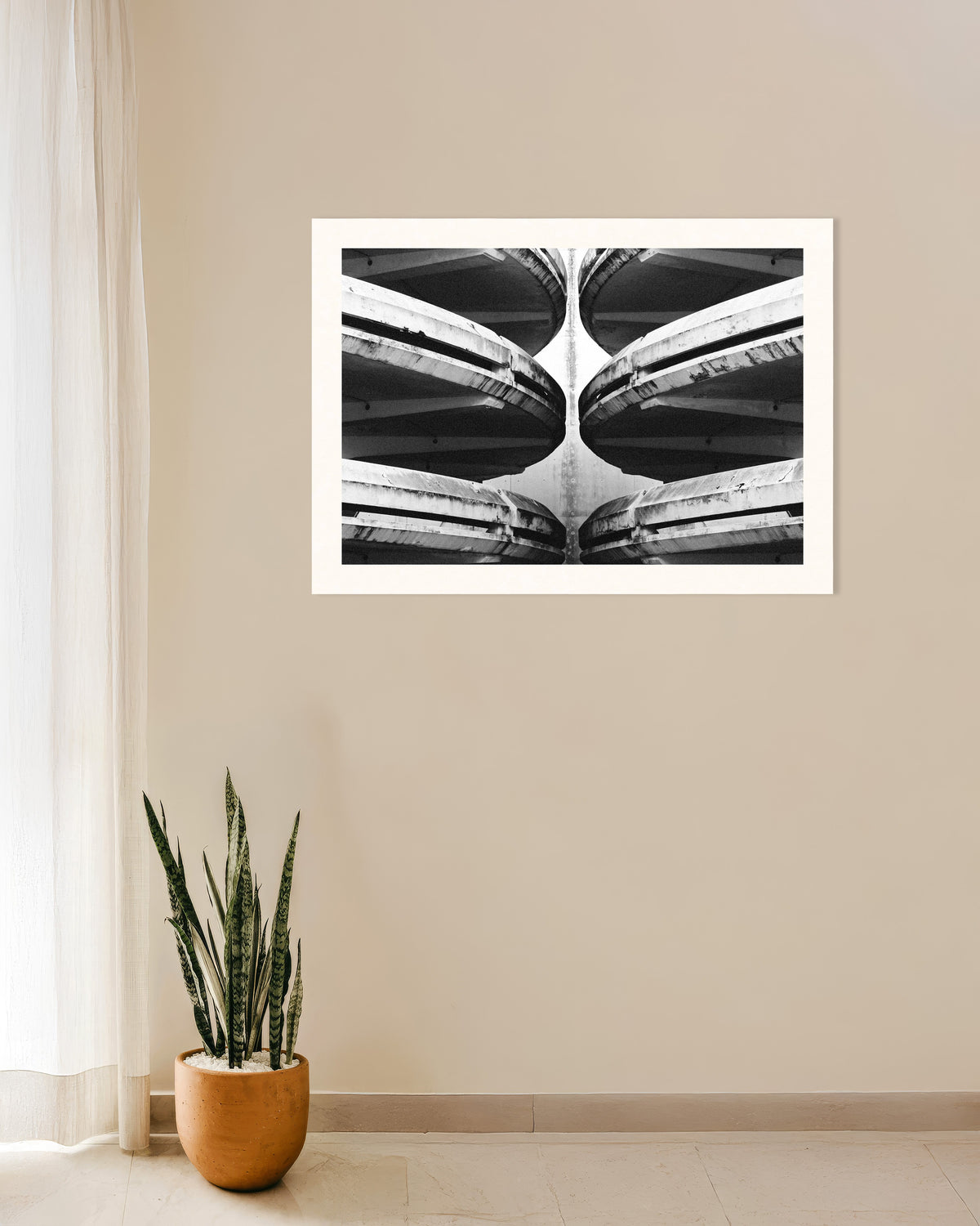 Poster «Rampas de estacionamento espelhadas»