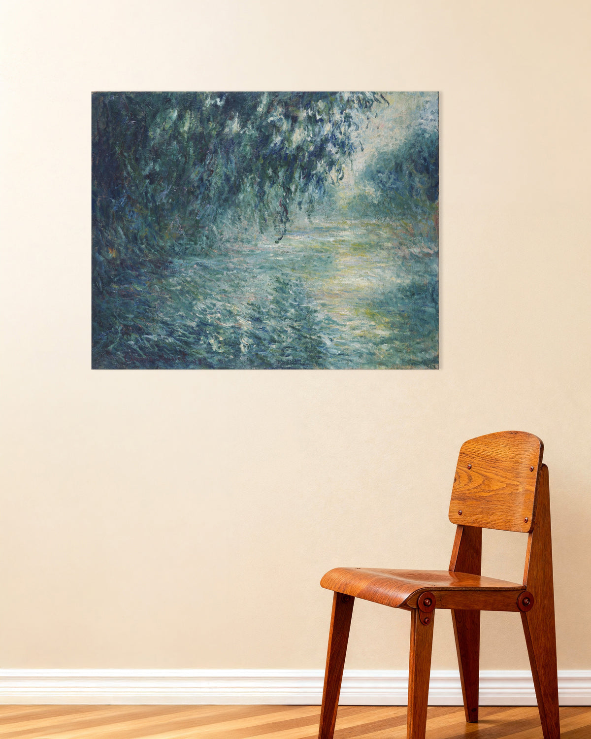 Poster Manhã no Sena (1898), de Claude Monet
