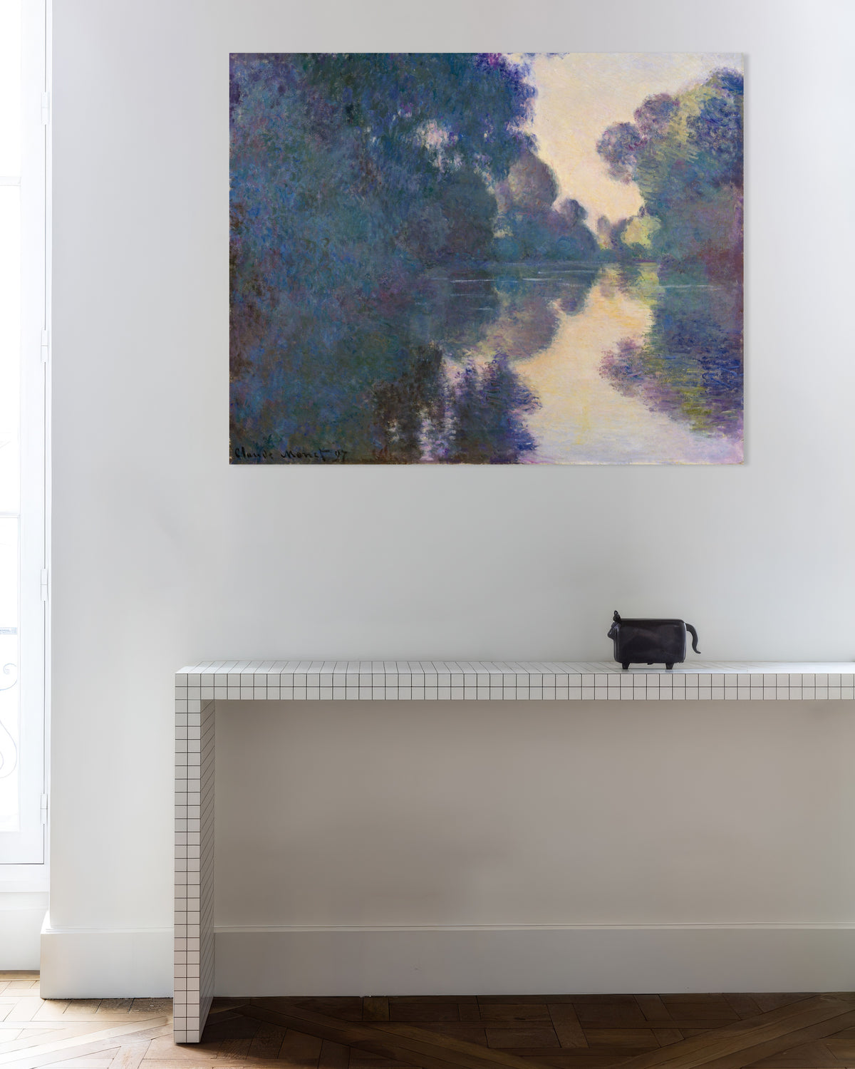 Poster Manhã no Sena perto de Giverny (1897), de Claude Monet