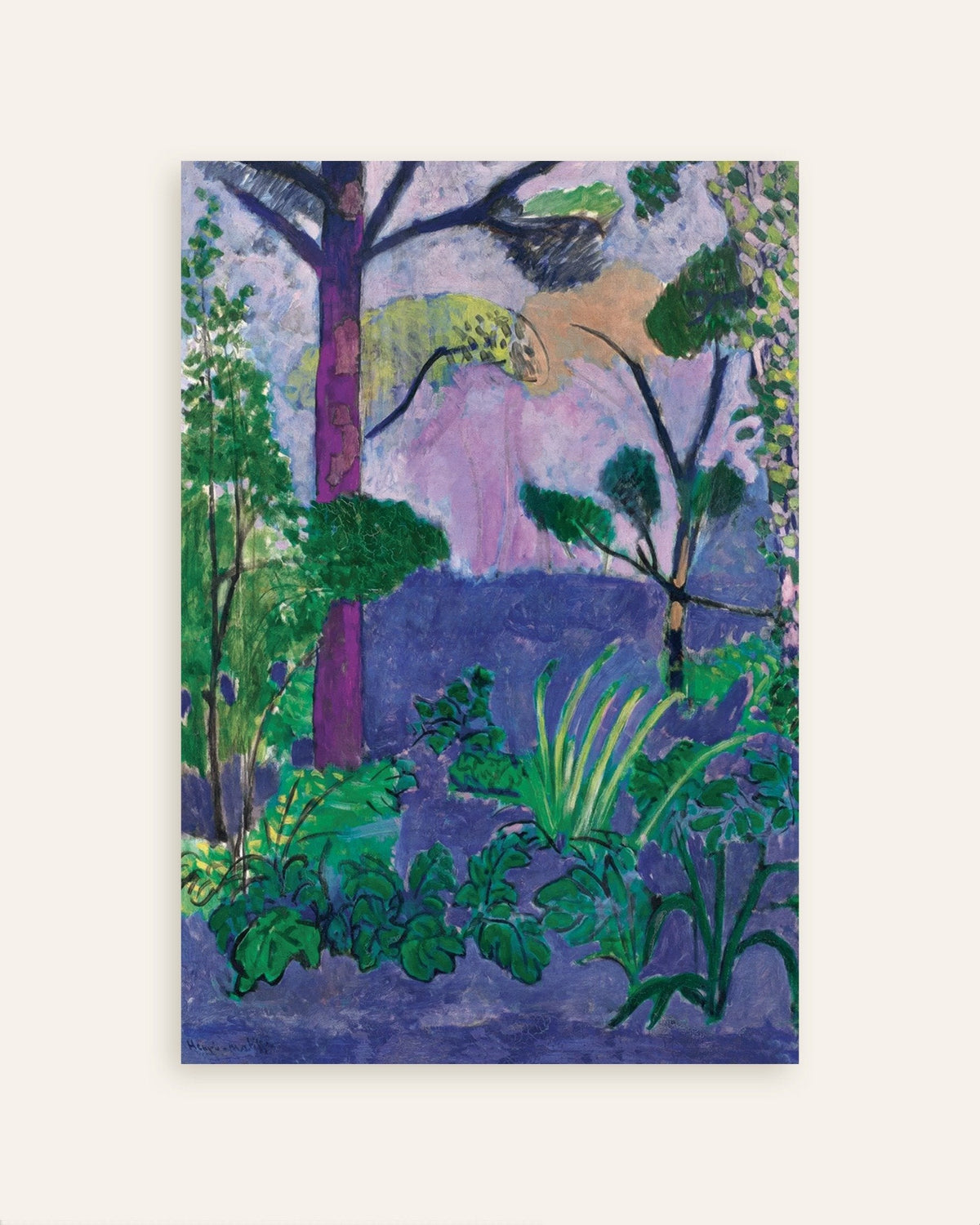 Poster «Paisagem marroquina (Acanto), 1912, de Henri Matisse», miniatura