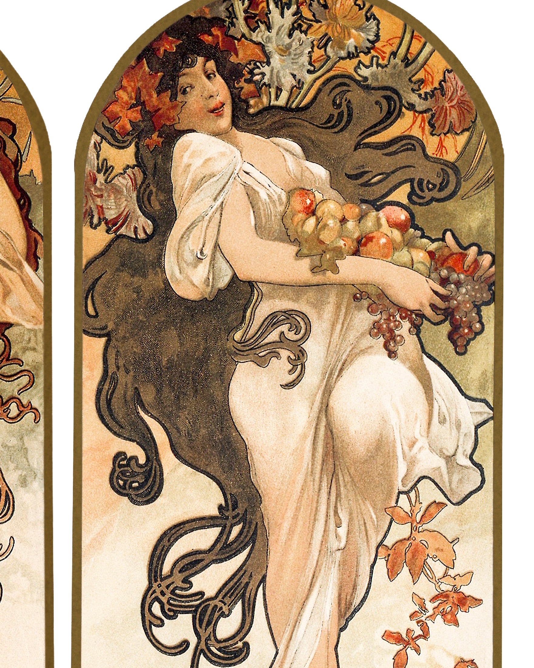 Alfons Mucha - As Estações (1897) - Poster