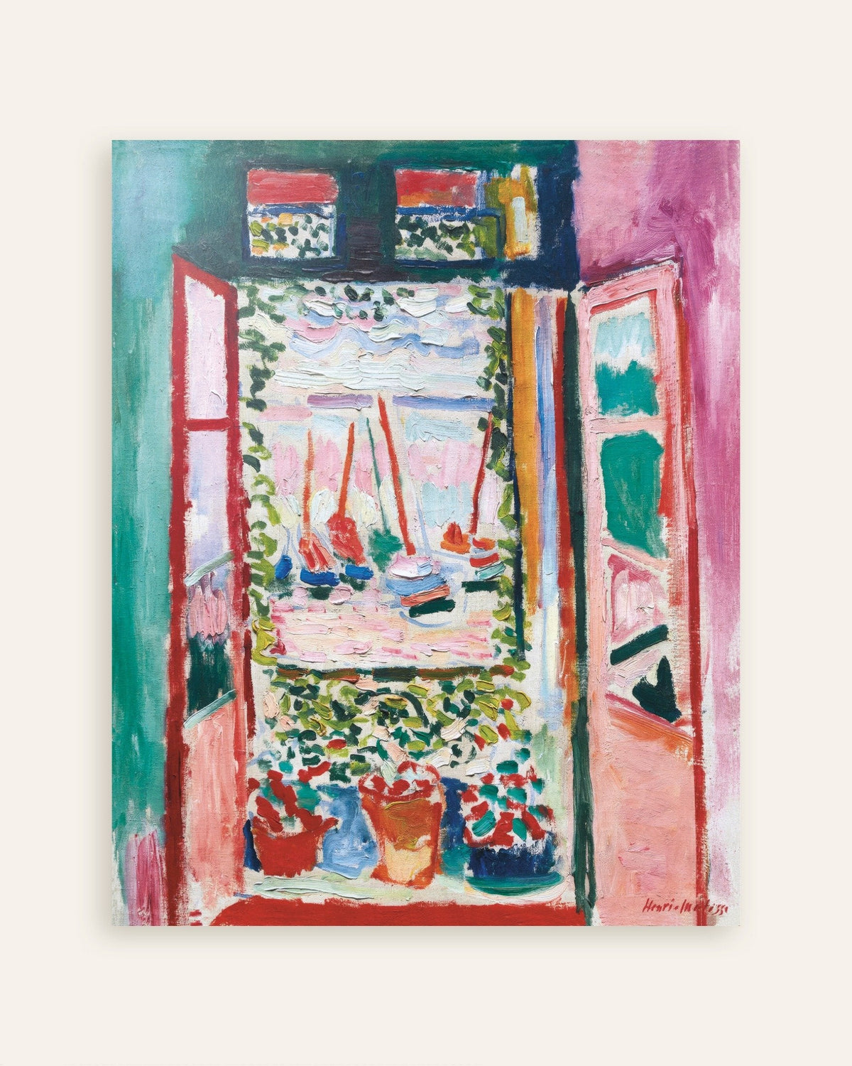 Poster Janela aberta, Collioure, de Henri Matisse, em miniatura