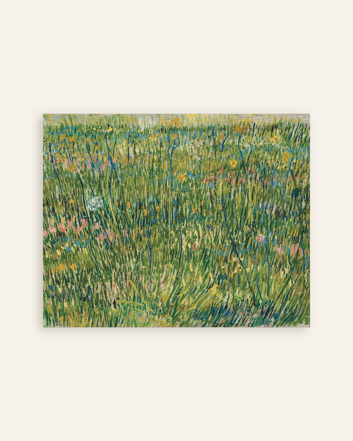 Poster de Mancha de relva (1887), de Vincent van Gogh, em miniatura