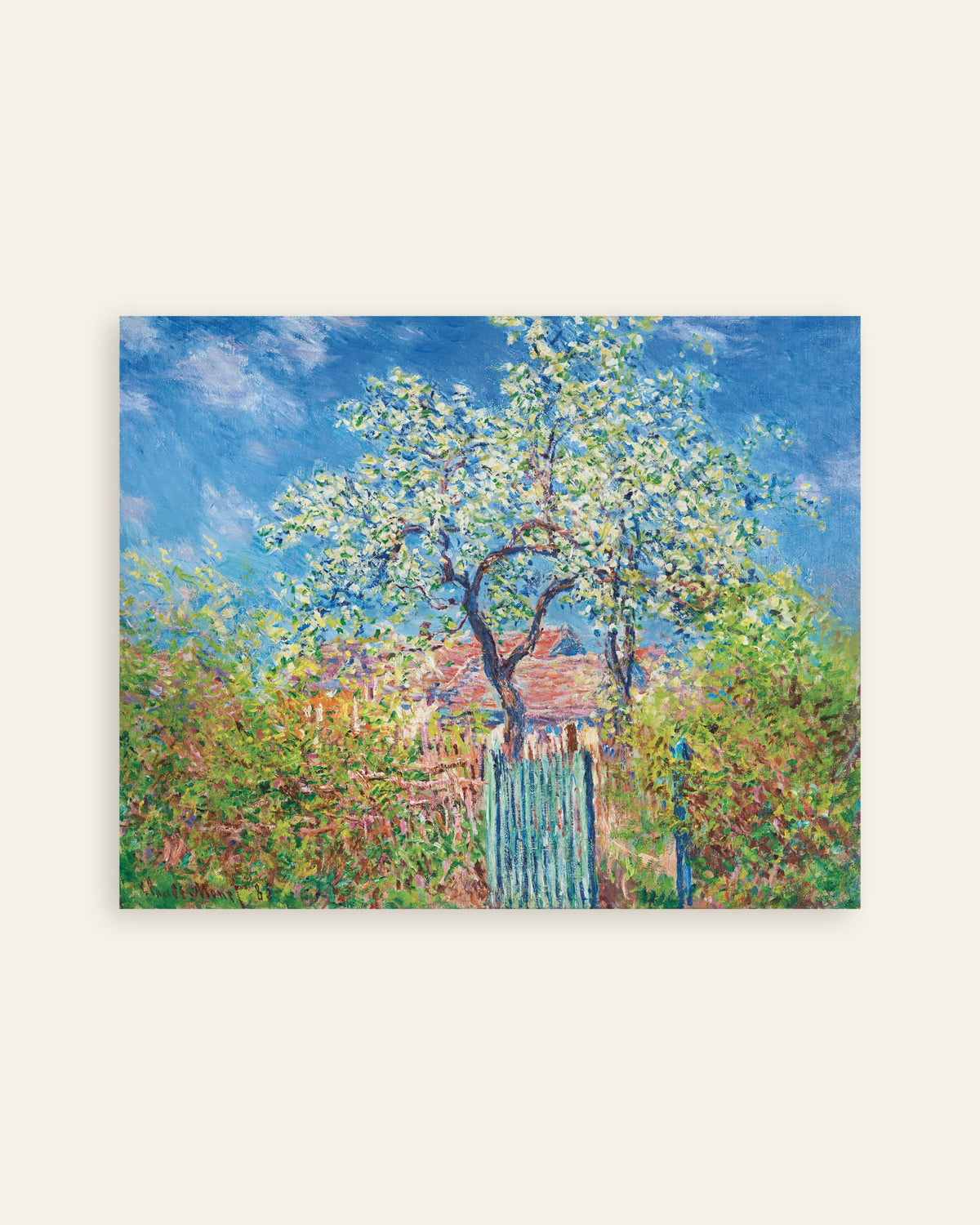 Poster Pereira em Flor (1885), de Claude Monet, miniatura