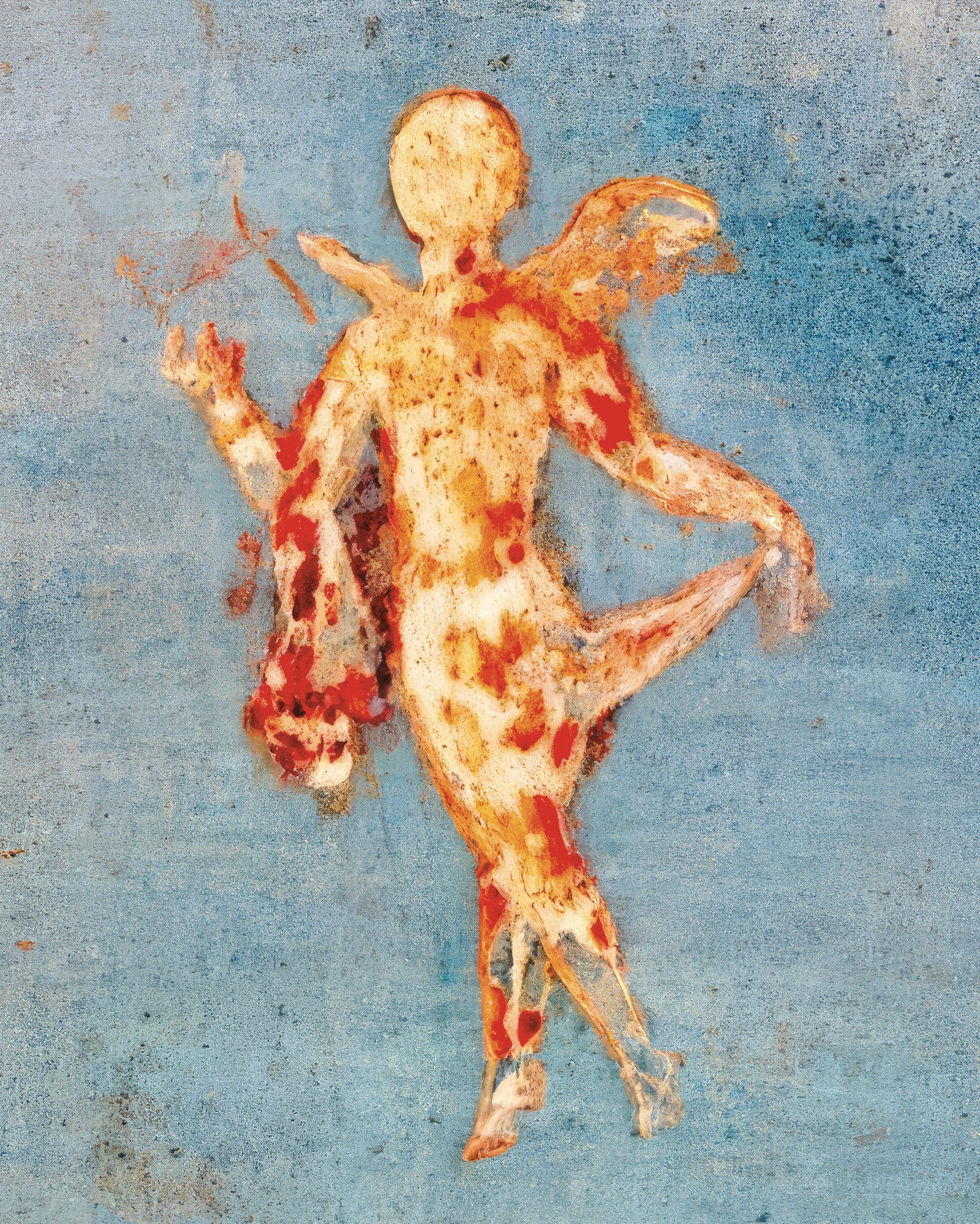 Psique em Azul, Casa de Vénus, Pompeia - Pôster