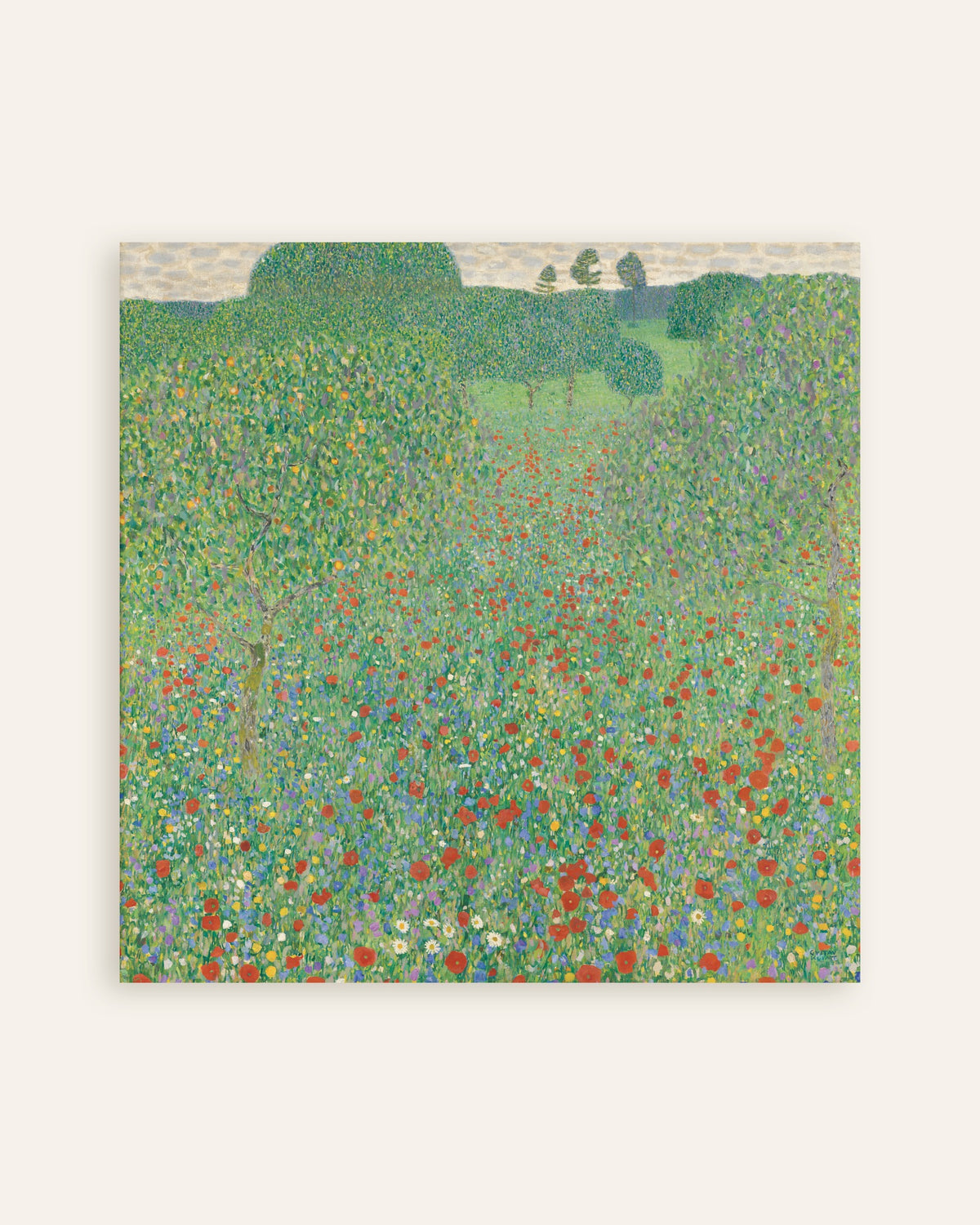 Poster Campo de Papoilas (1907), de Gustav Klimt, miniatura