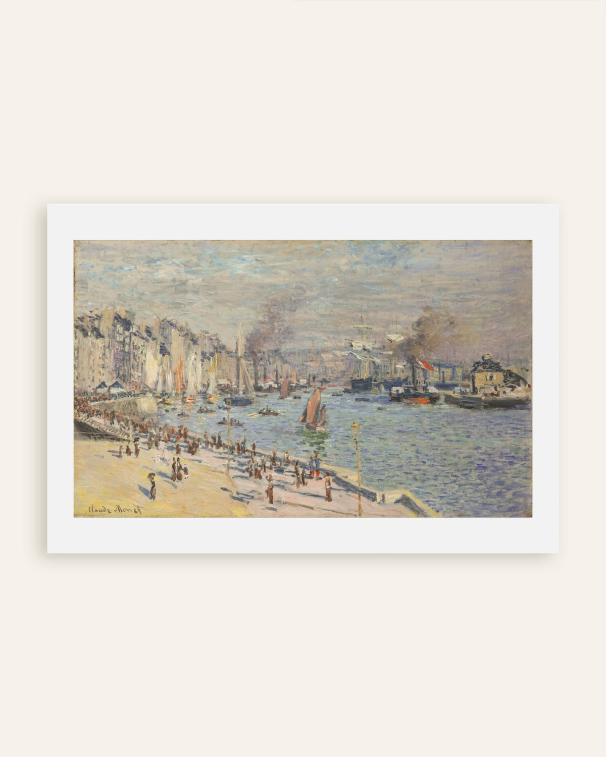 Poster O Porto do Havre (1874), de Claude Monet, miniatura