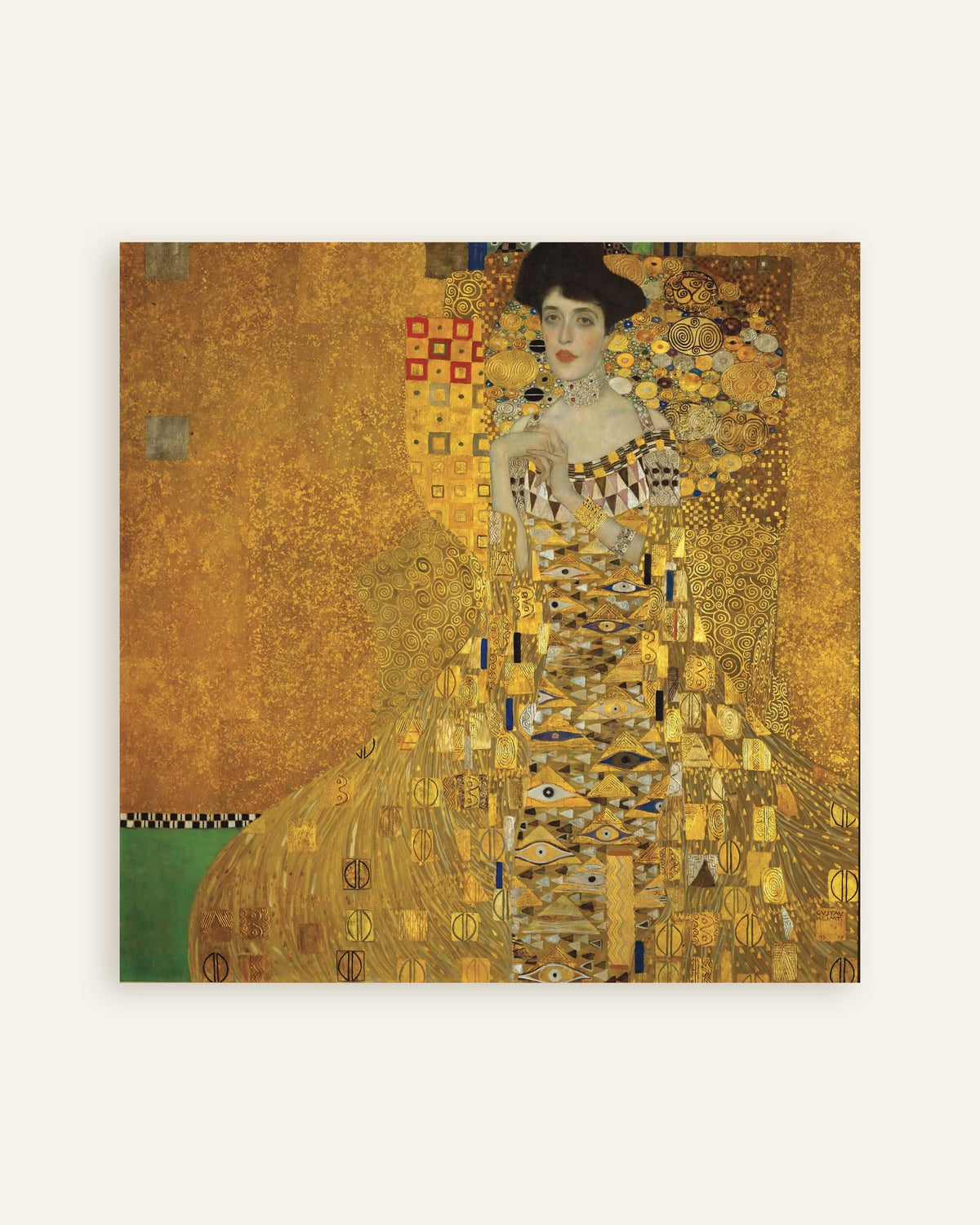 Poster Retrato de Adele Bloch-Bauer I (1907), de Gustav Klimt, miniatura