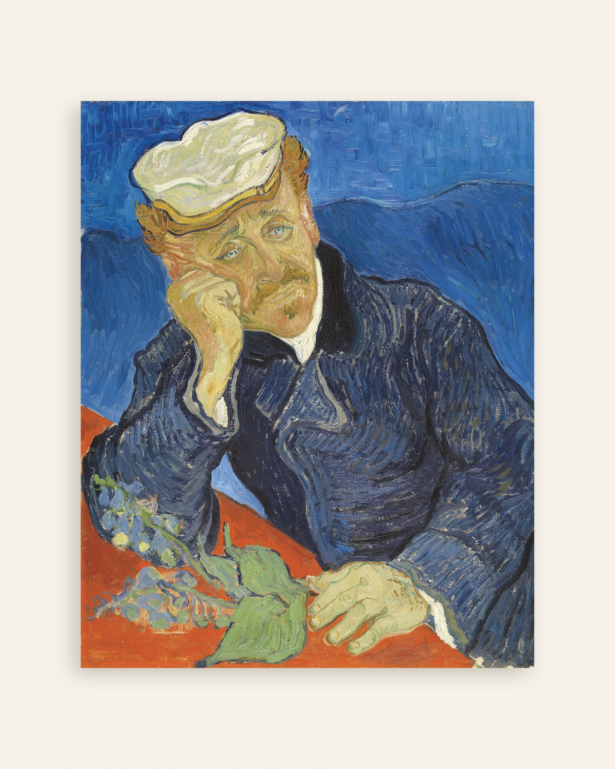 Poster de Retrato do Dr. Paul Gachet (1890), de Vincent van Gogh, miniatura
