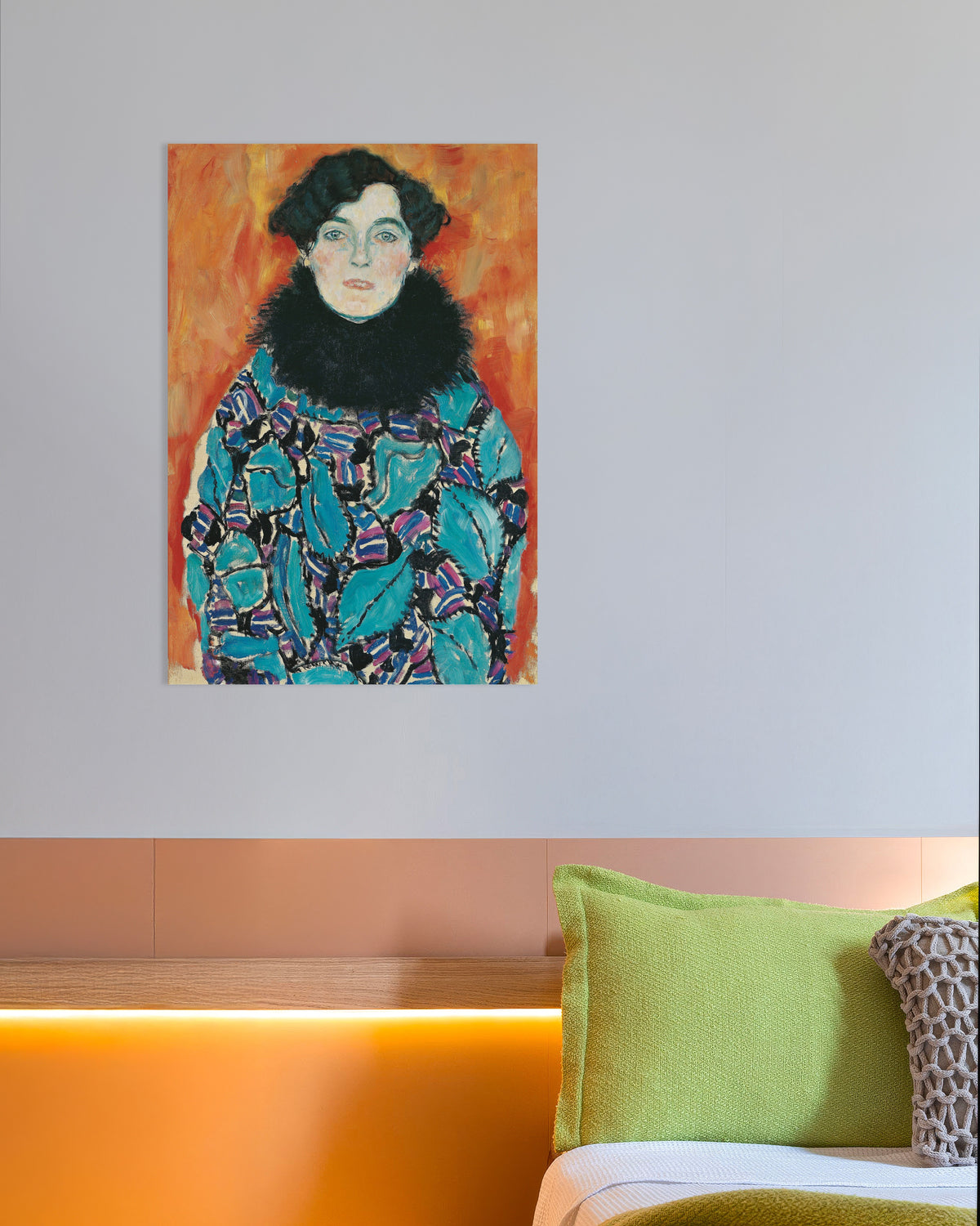 Poster Retrato de Johanna Staude (1917), de Gustav Klimt