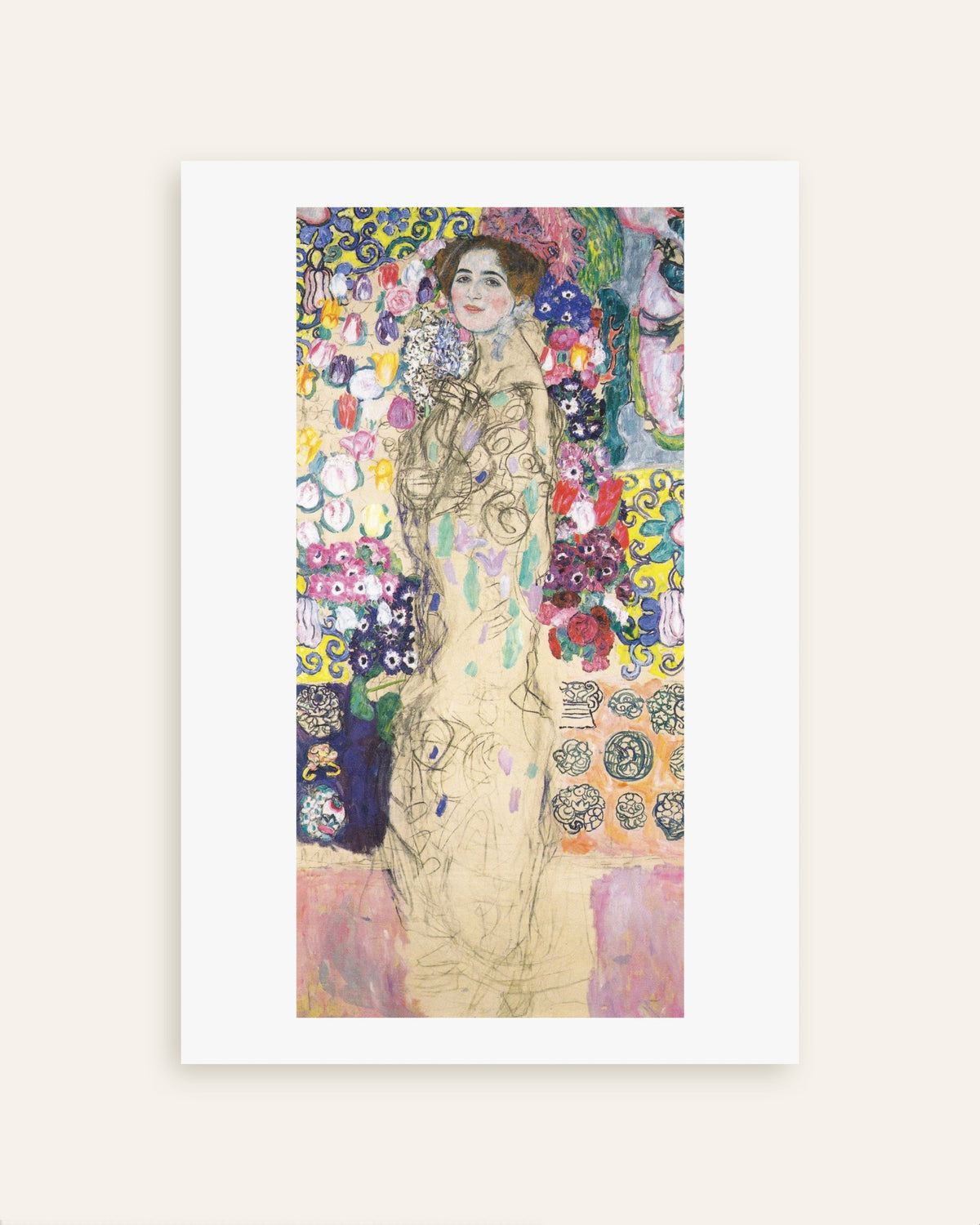 Poster Retrato de Maria Munk (1917–1918), de Gustav Klimt, miniatura