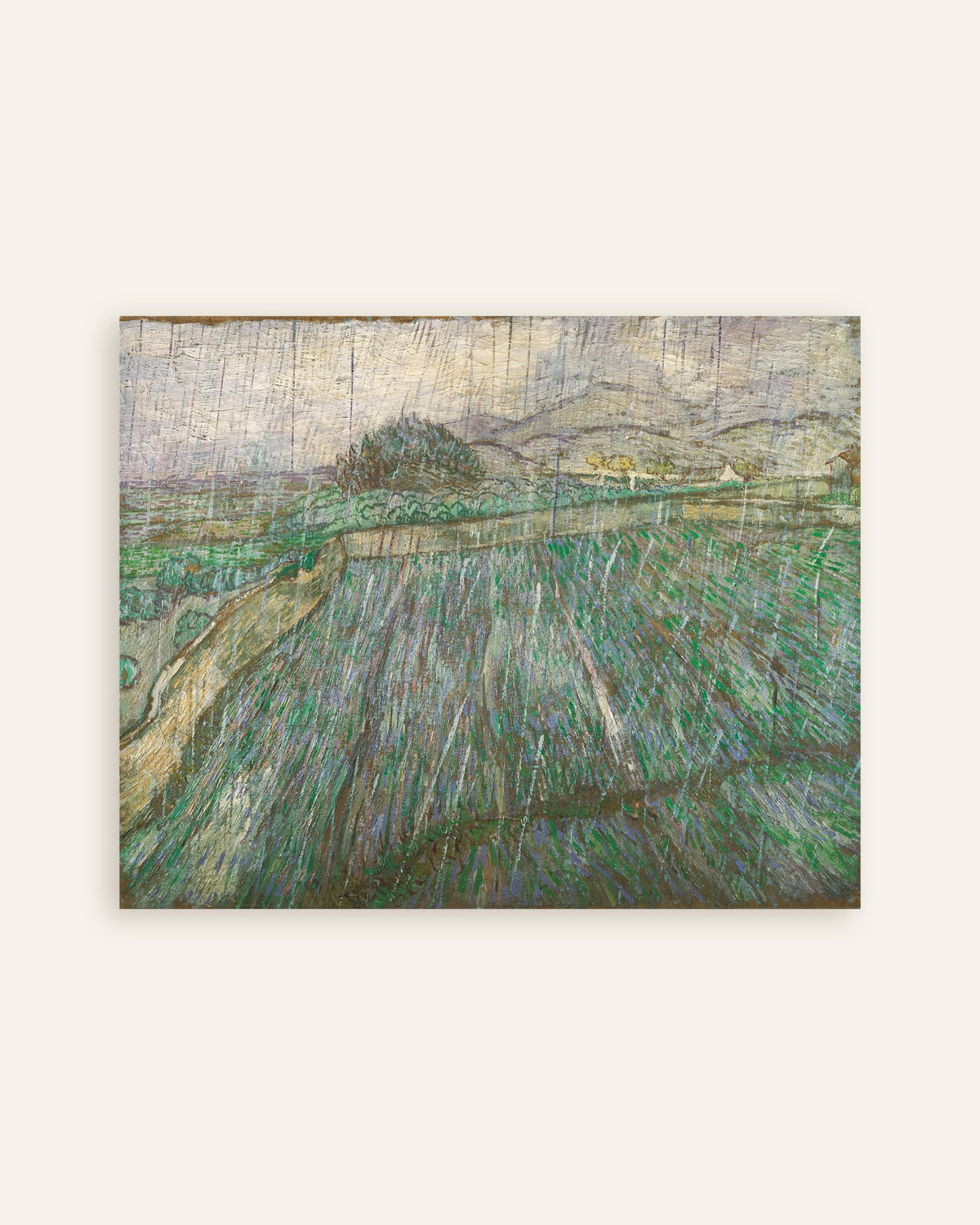 Poster Chuva (1889), de Vincent van Gogh, miniatura