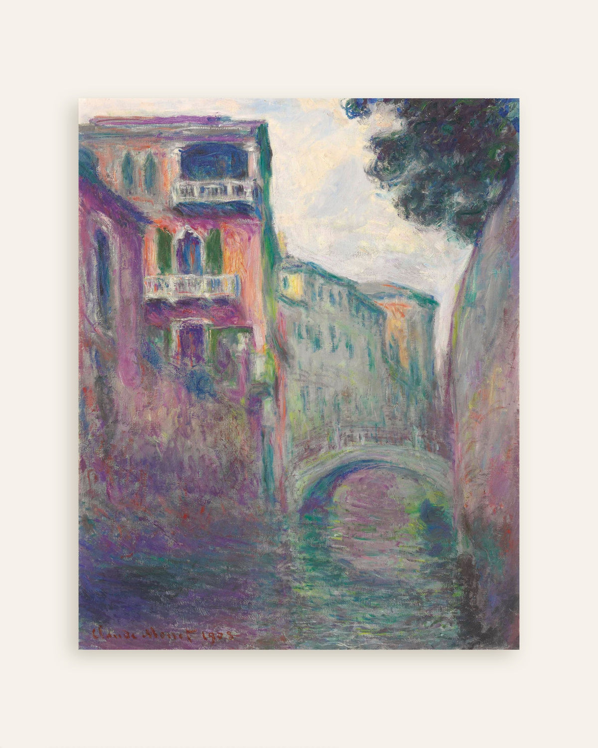 Poster Rio della Salute (1908), de Claude Monet, miniatura