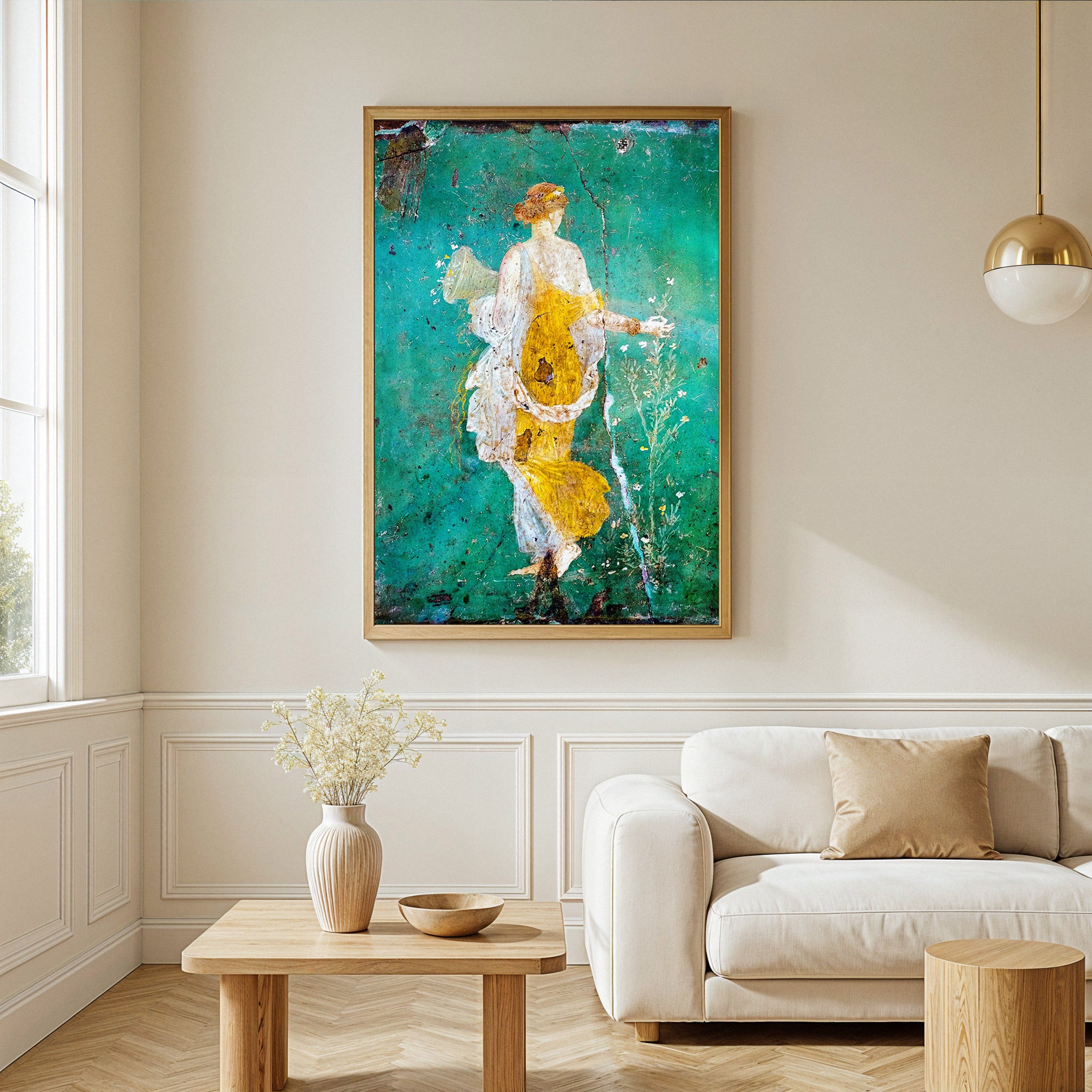 Fresco de Parede Flora – Stabiae - Pintura Romana Antiga Poster