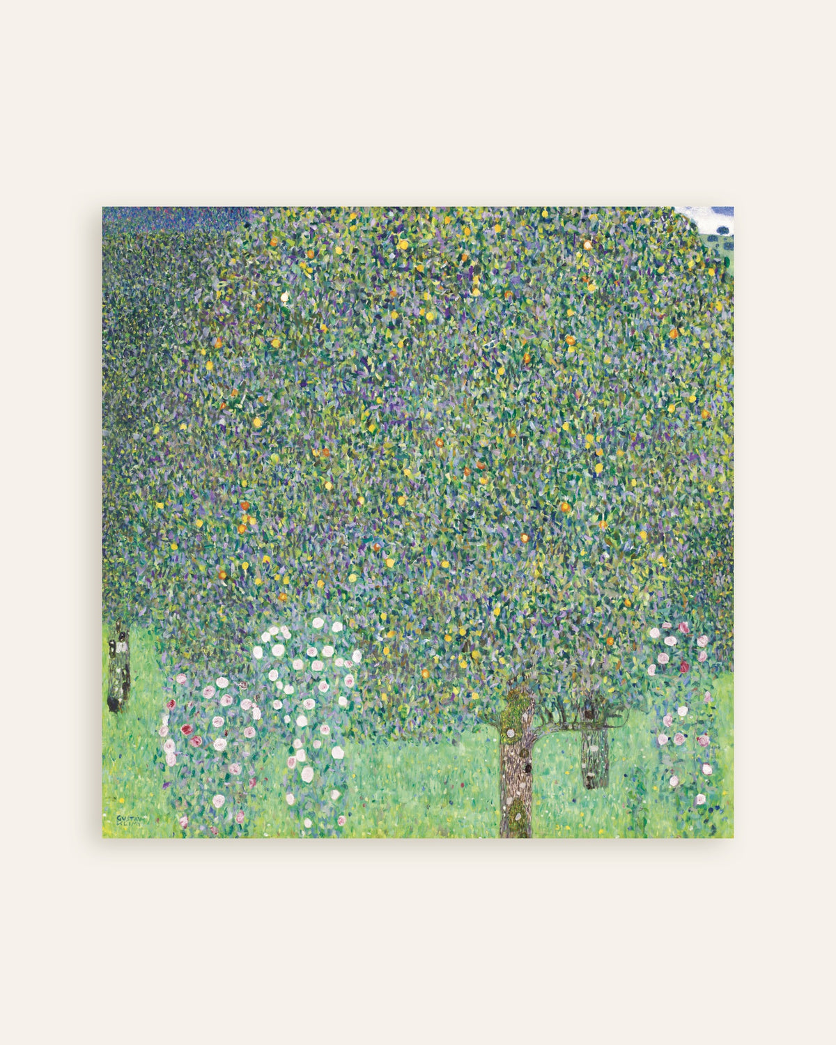 Poster Roseiras sob as Árvores (1905), de Gustav Klimt, miniatura