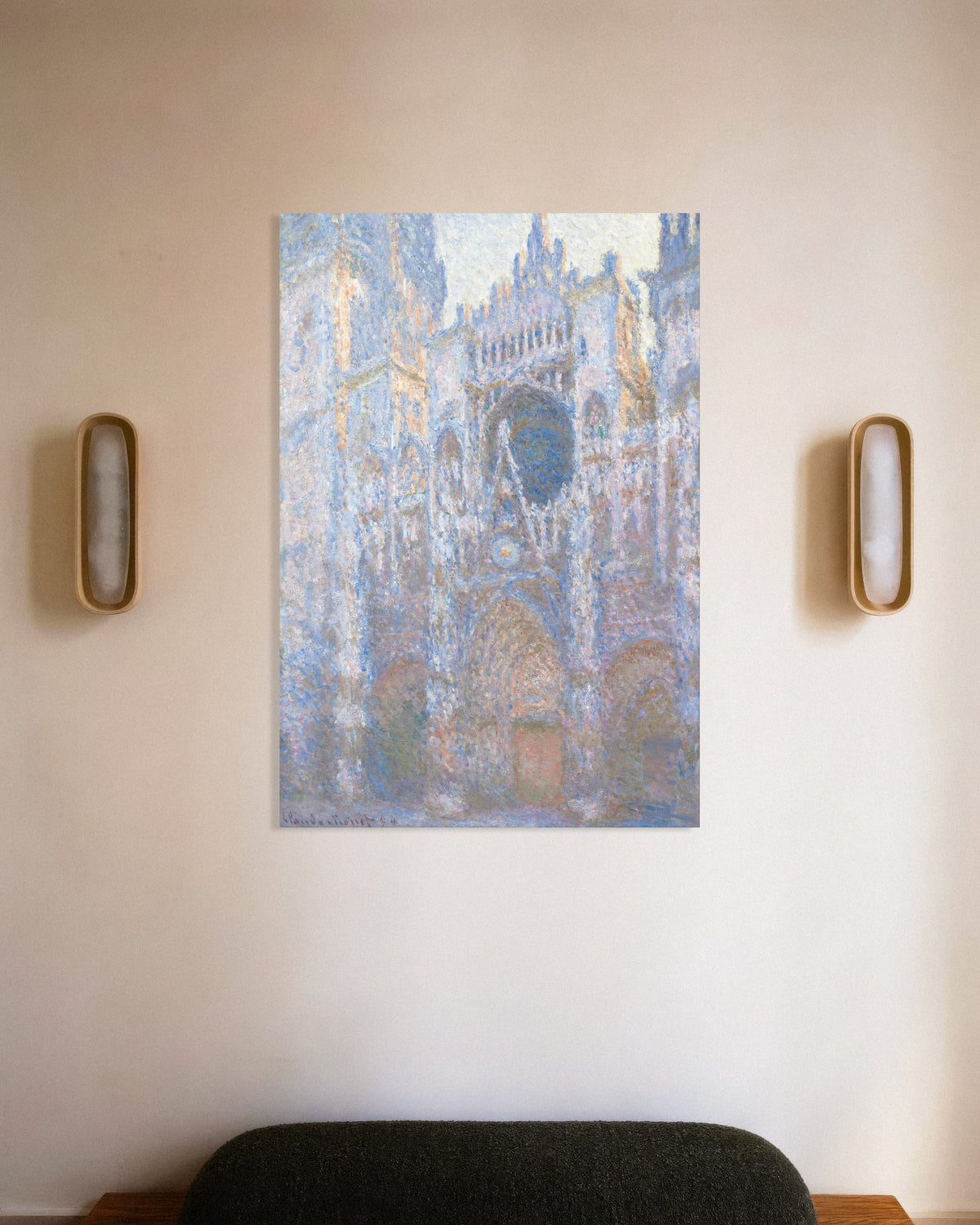 Poster A Catedral de Rouen, Fachada Oeste (1894), de Claude Monet