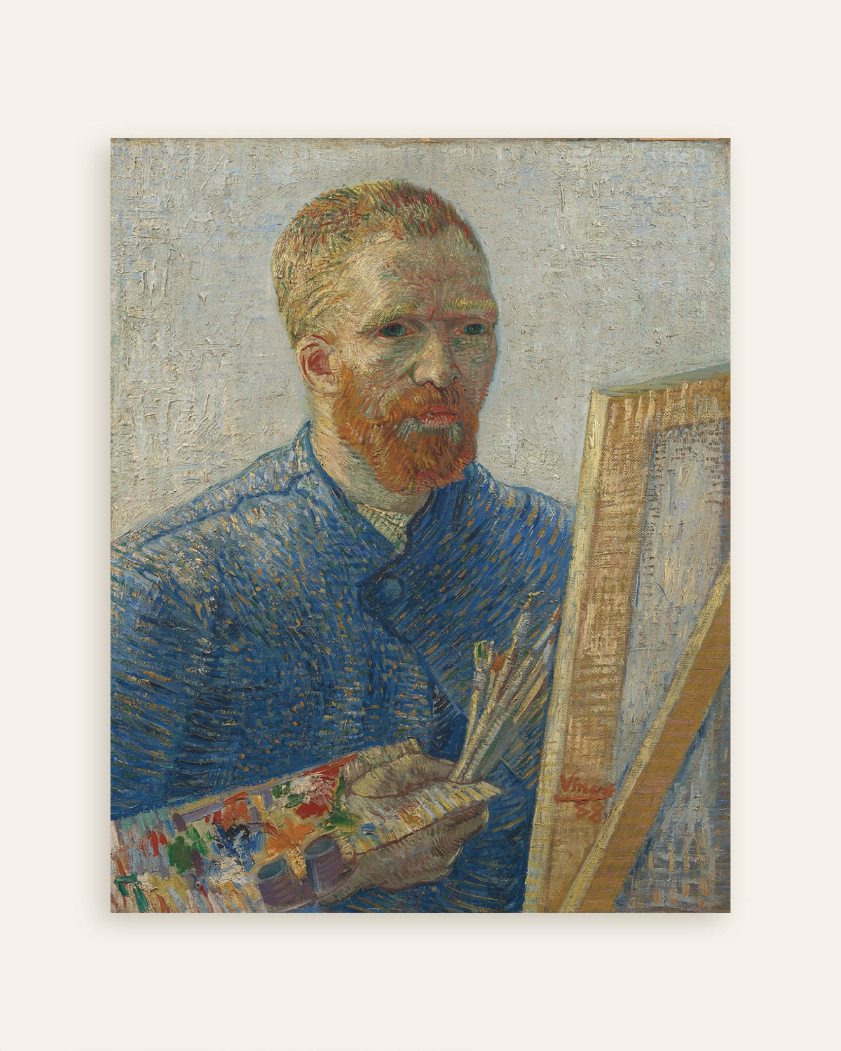 Poster de Autorretrato como pintor (1888), de Vincent van Gogh, miniatura
