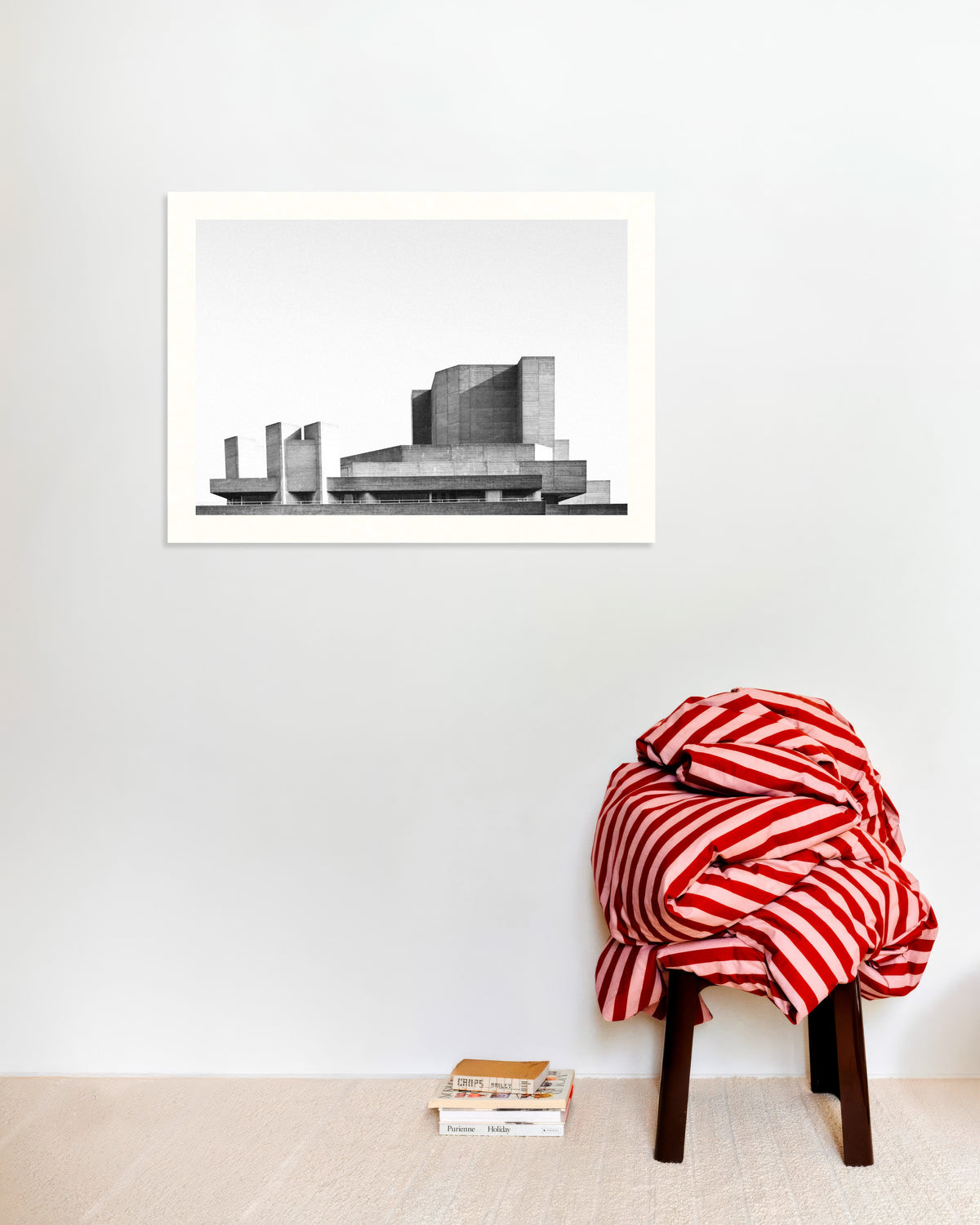 Poster «Terraços sobrepostos de um teatro de betão»