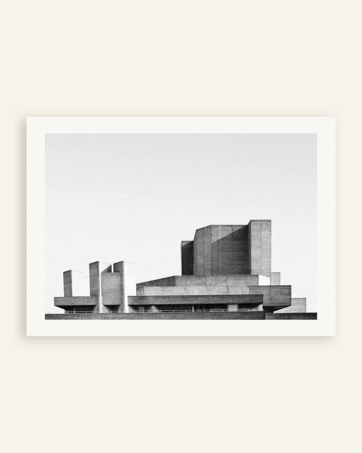 Poster «Terraços sobrepostos de um teatro de betão», em miniatura