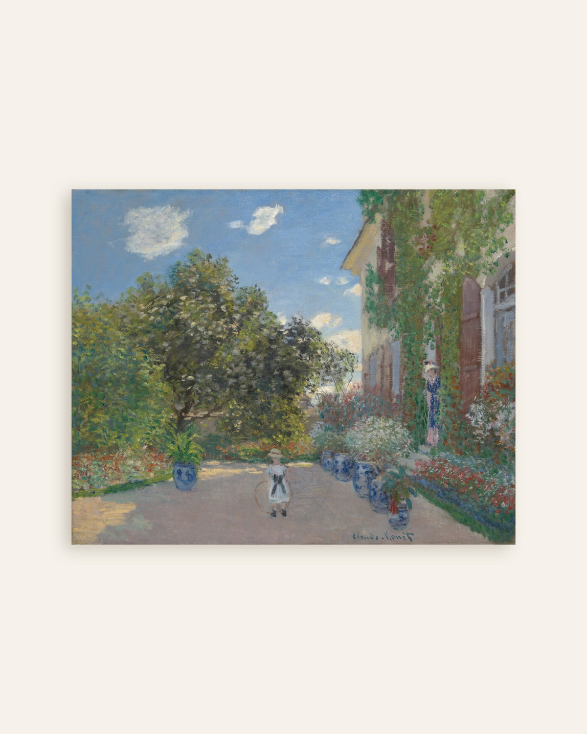 Poster A Casa do Artista em Argenteuil (1873), de Claude Monet, miniatura