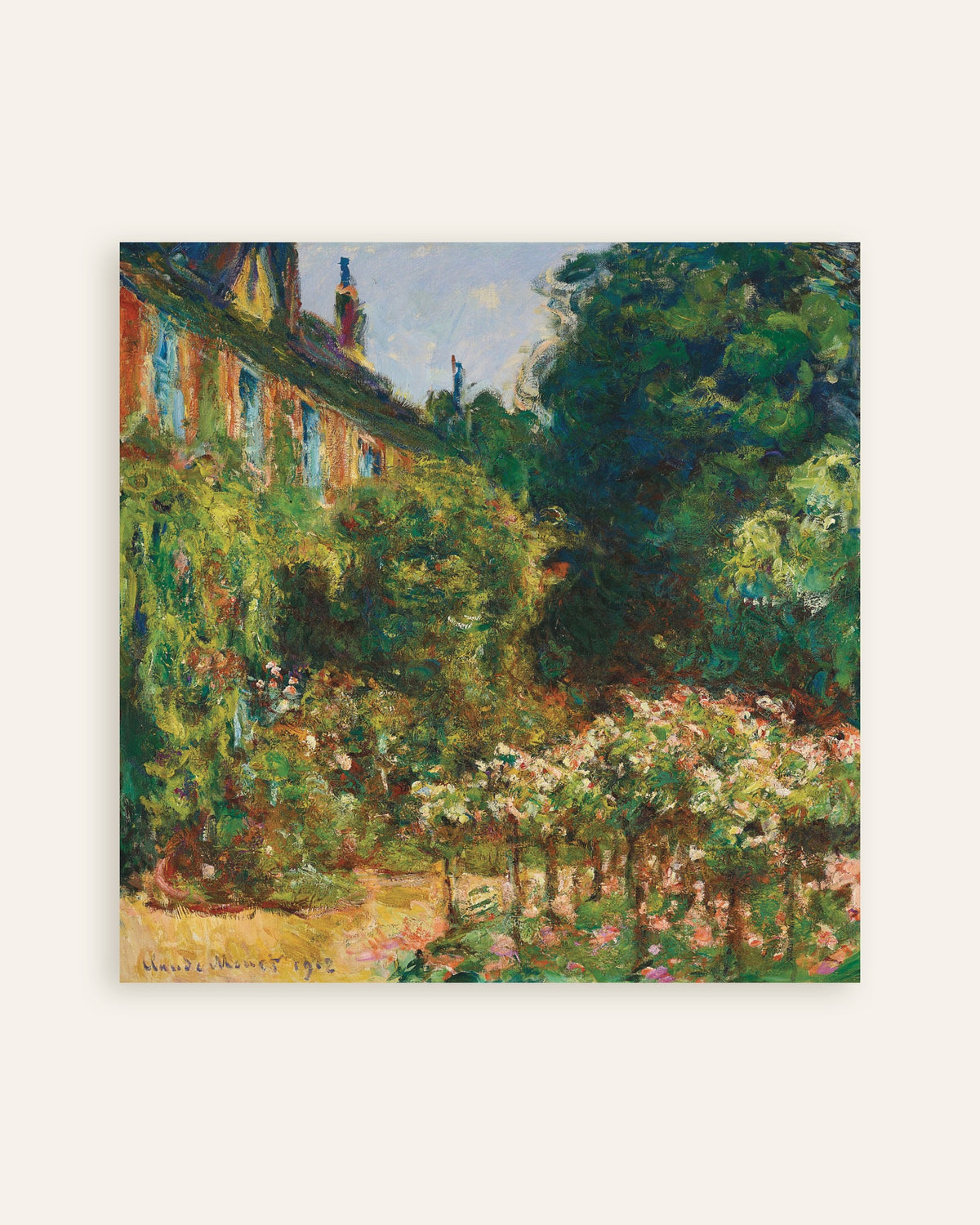 Poster A Casa do Artista em Giverny (1912), de Claude Monet, miniatura