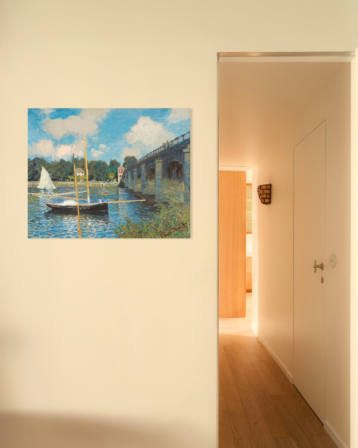 Poster A Ponte em Argenteuil (1874), de Claude Monet