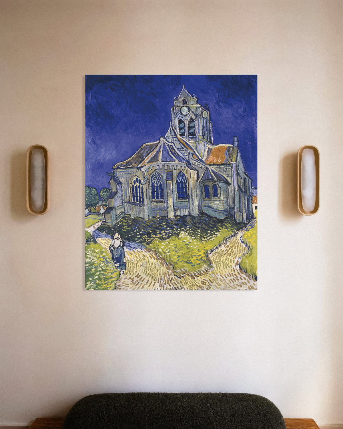 Poster de A Igreja de Auvers-sur-Oise (1890), de Vincent van Gogh
