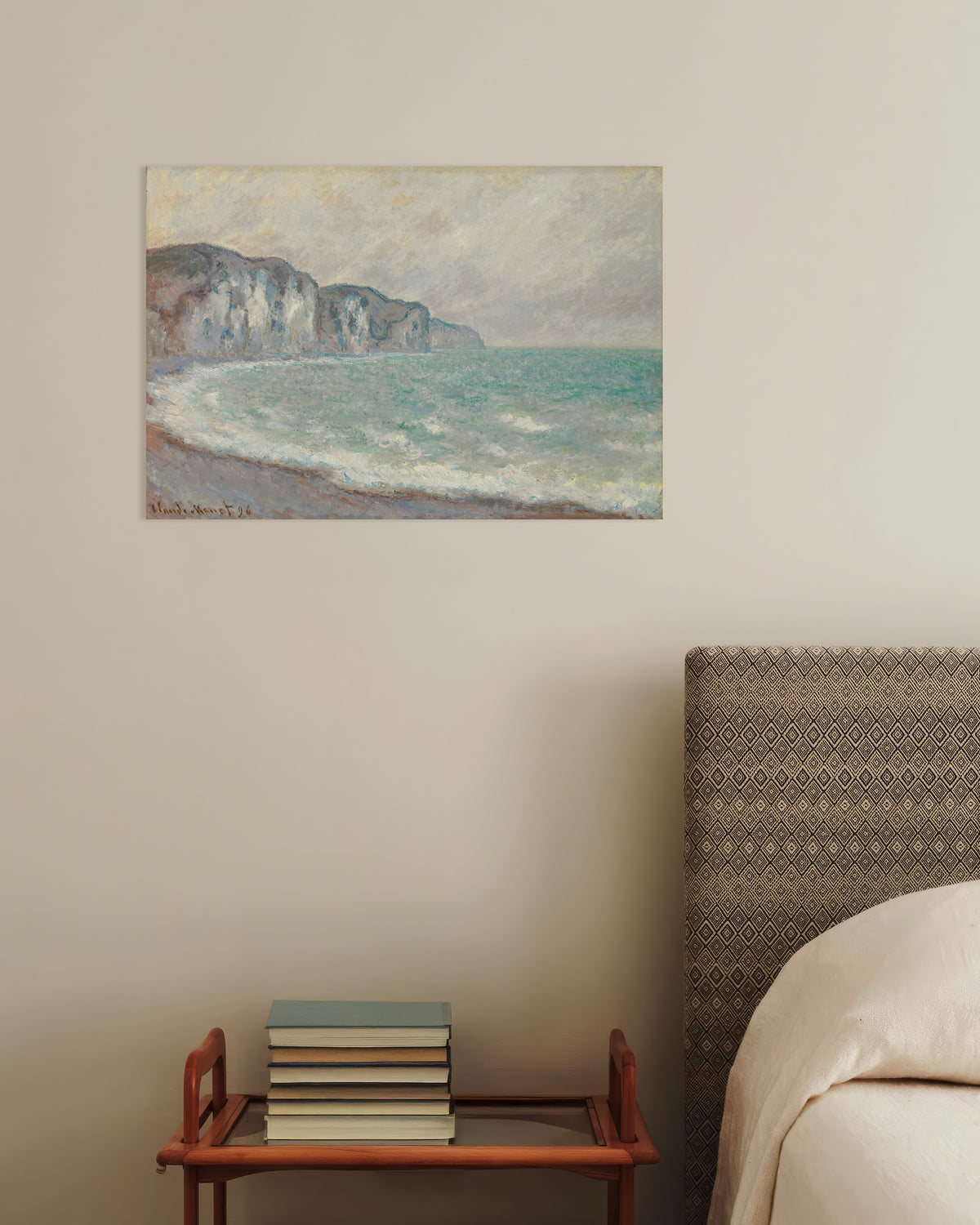 Poster A Falésia de Pourville (1896), de Claude Monet