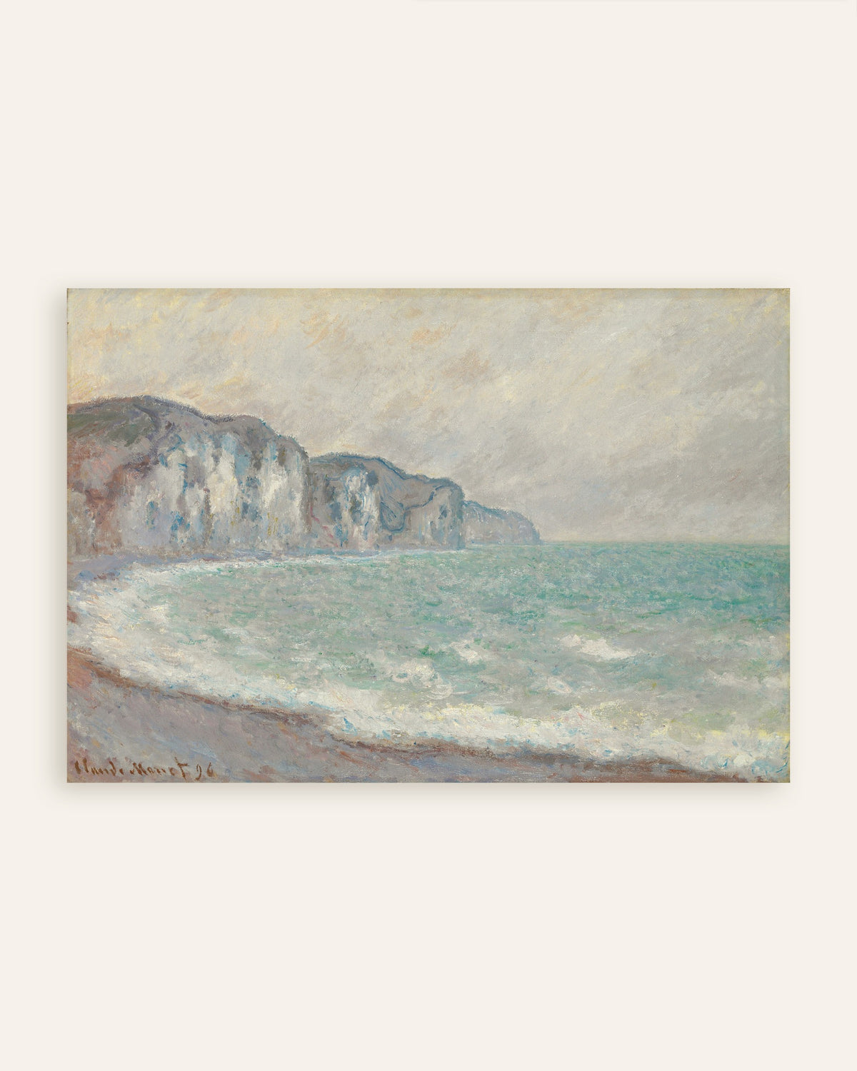 Poster A Falésia de Pourville (1896), de Claude Monet, miniatura