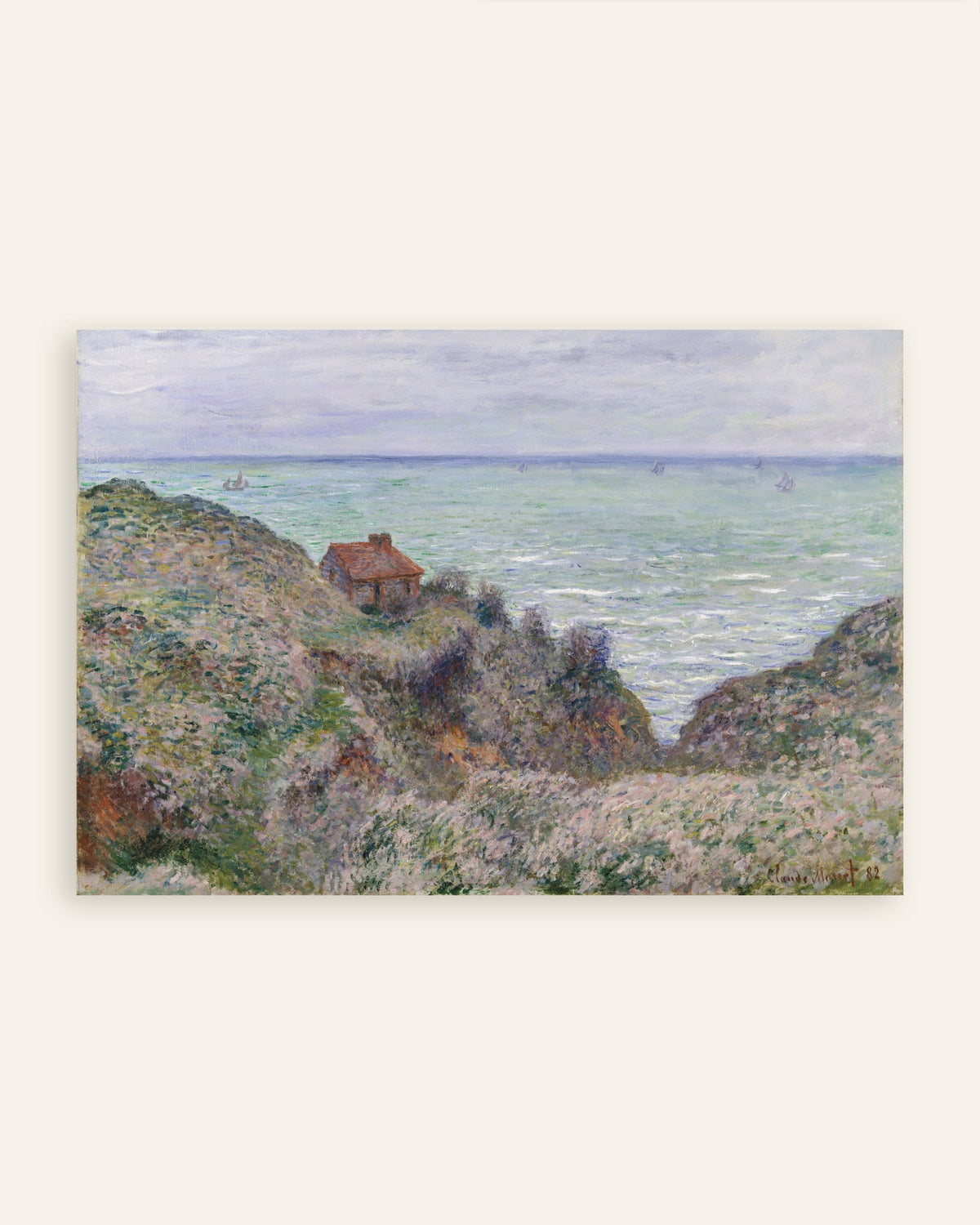 Poster A Cabana do Guarda-Fiscal (1882), de Claude Monet, miniatura