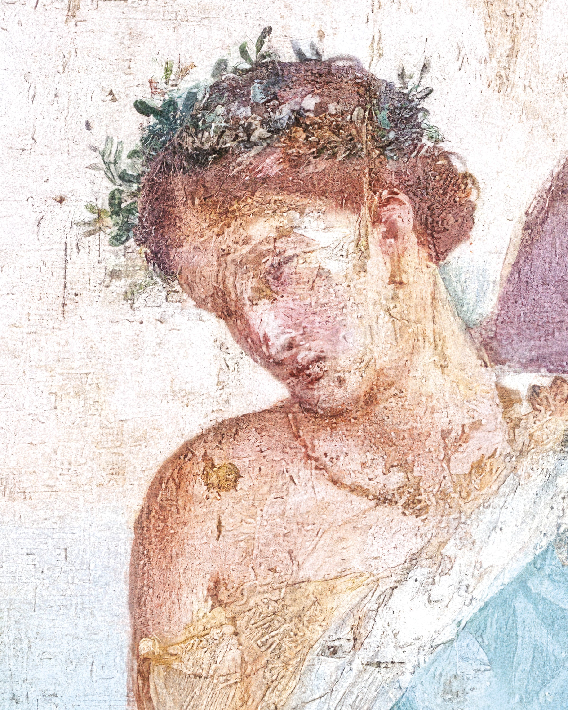 Pôster com detalhe do afresco Queda de Ícaro