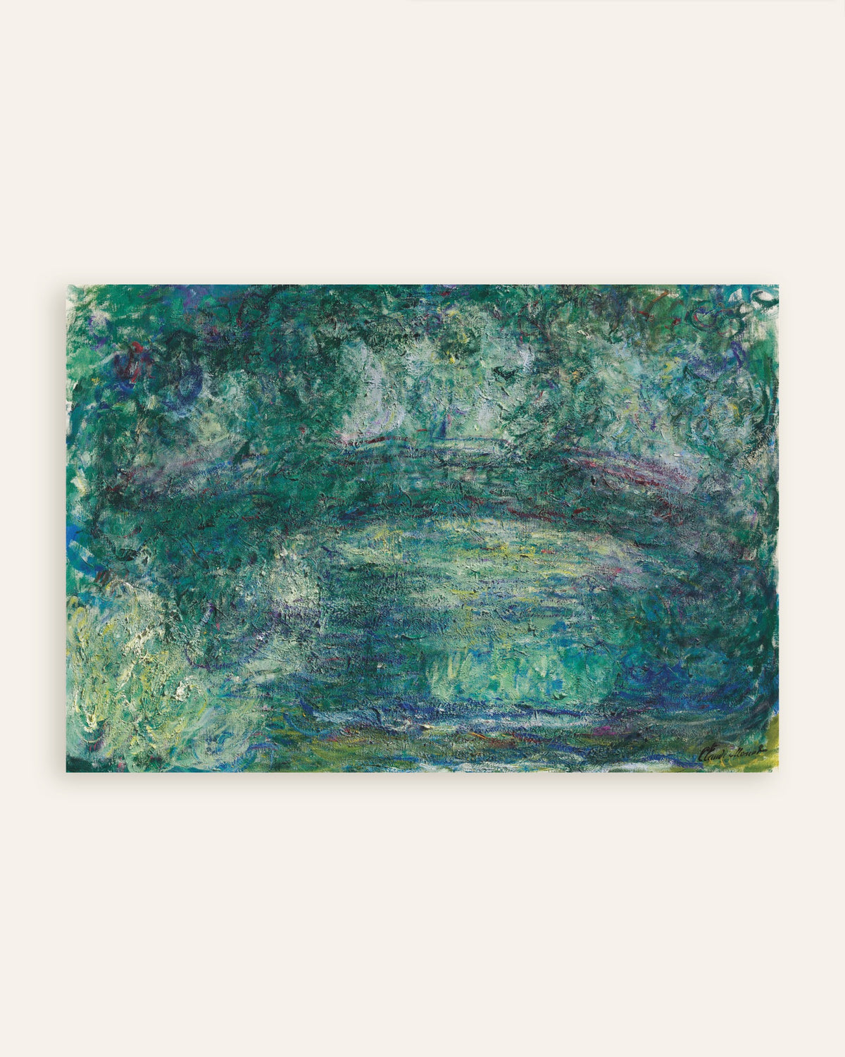 Poster A Ponte Japonesa (1918–1924), de Claude Monet, miniatura