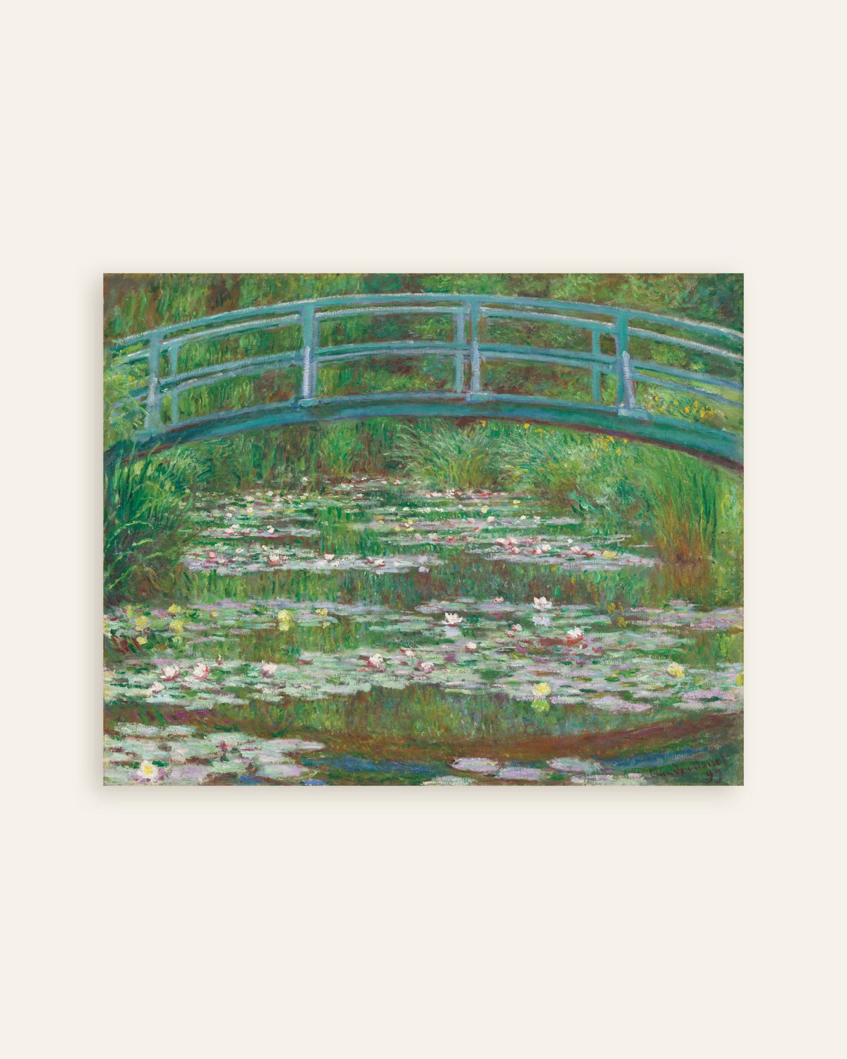 Poster A Ponte Japonesa (1899), de Claude Monet, miniatura