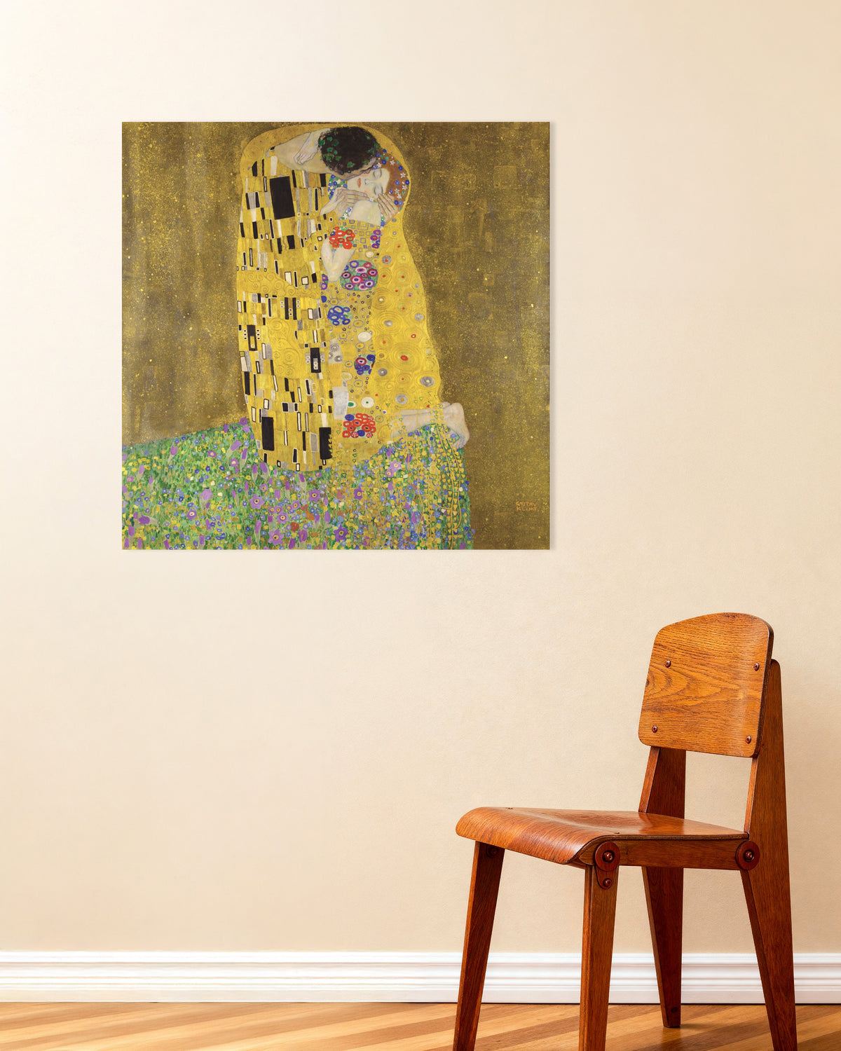 Poster O Beijo (1907–1908), de Gustav Klimt