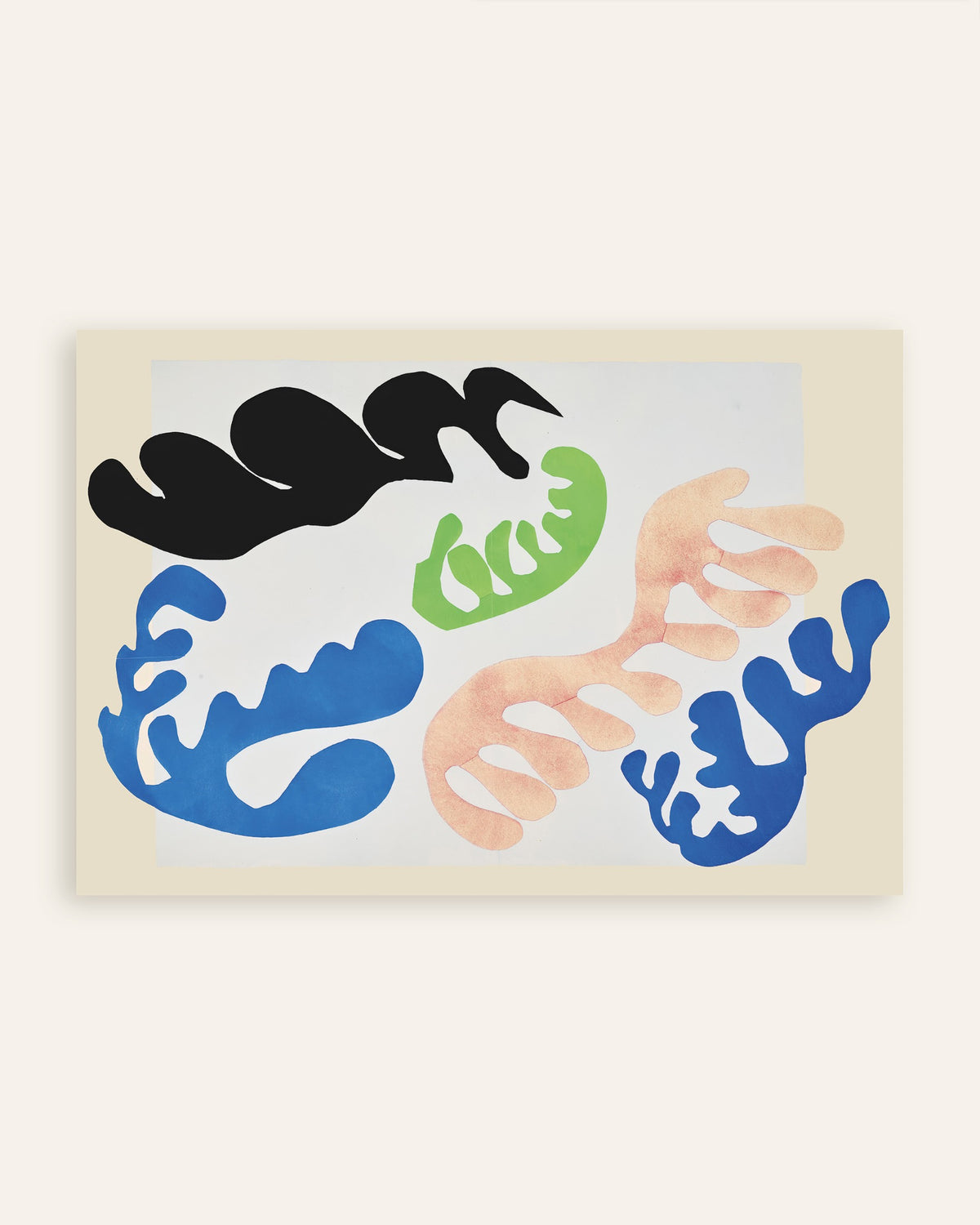 Poster de A Lagoa em Azul e Coral (Jazz, 1947), de Henri Matisse, em miniatura
