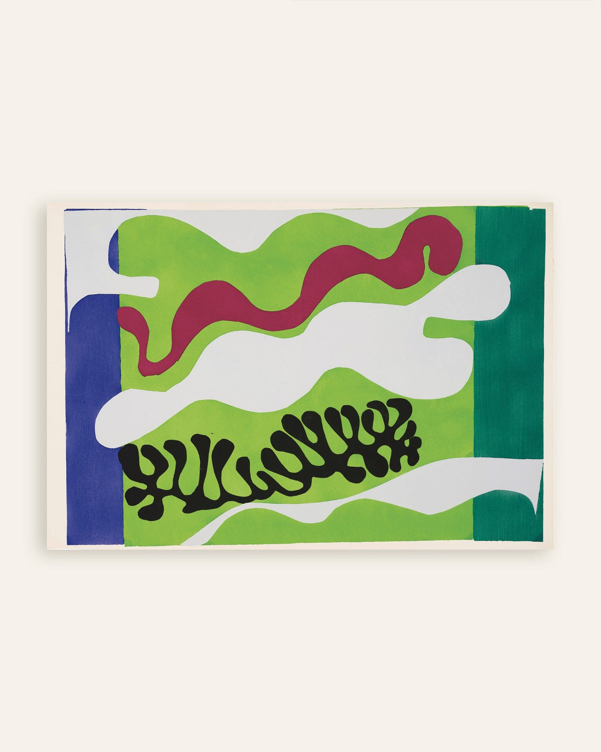 Poster de A Lagoa em Verde (Jazz, 1947), de Henri Matisse, miniatura
