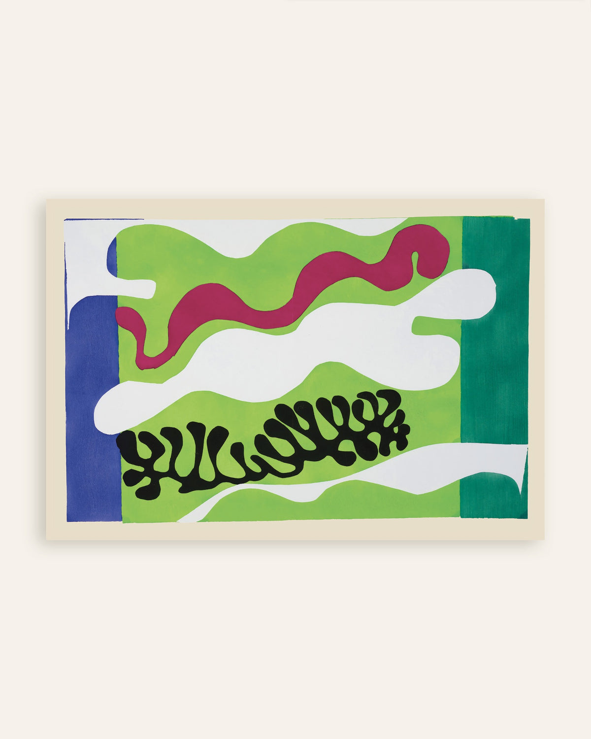 Poster de A Lagoa em Verde (Jazz, 1947), de Henri Matisse, miniatura