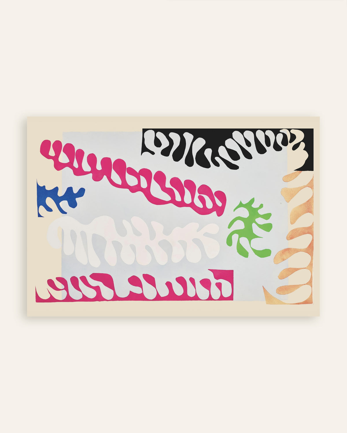 Poster de A Lagoa em Rosa e Branco (Jazz, 1947), de Henri Matisse, em miniatura