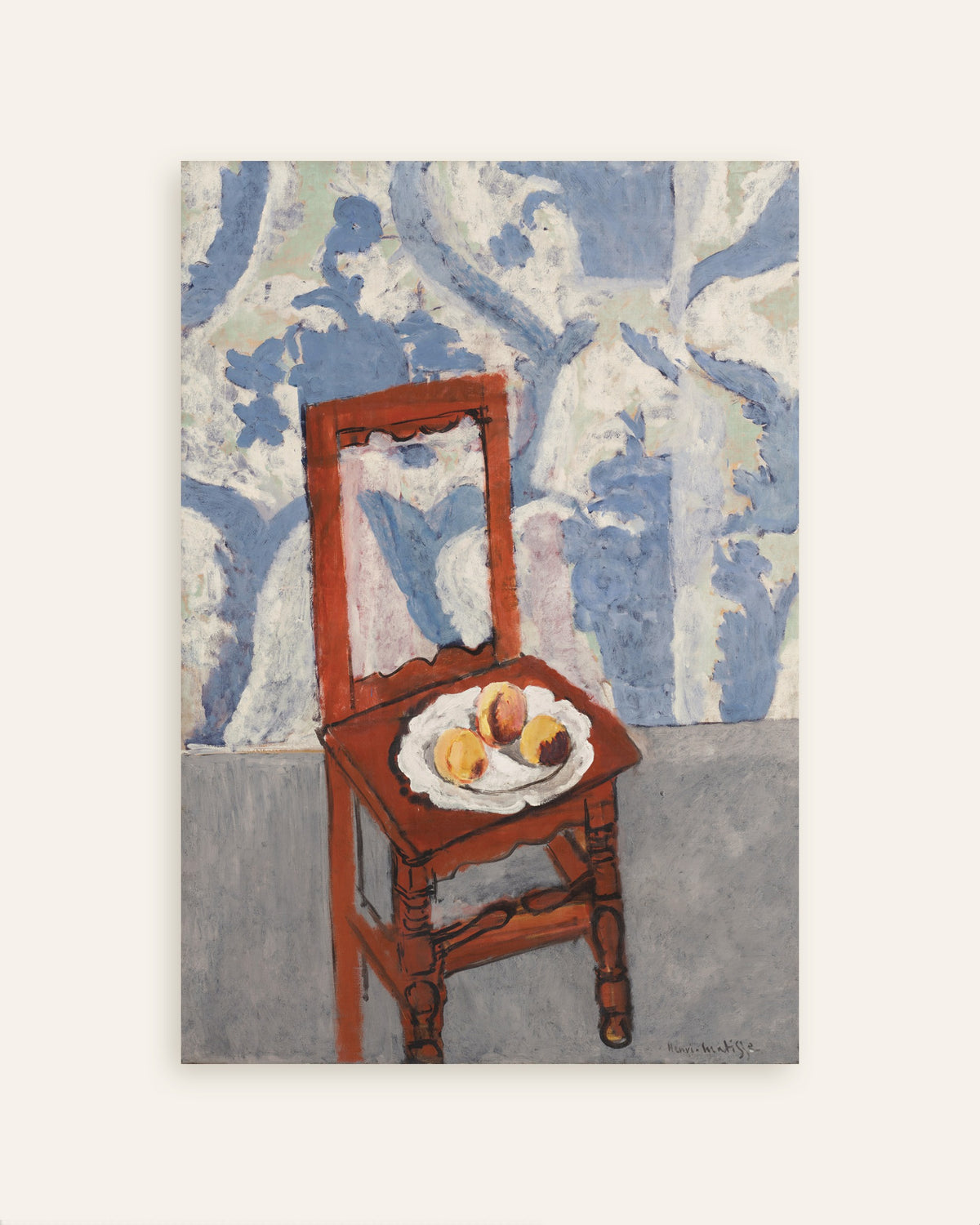 Poster de A Cadeira Lorraine (1919), de Henri Matisse, miniatura